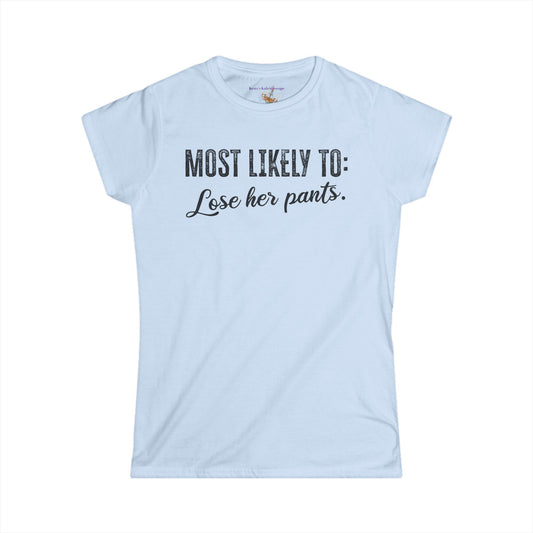Bachelorette Party, Most Likely To, S-2XL, Women's Softstyle Tee