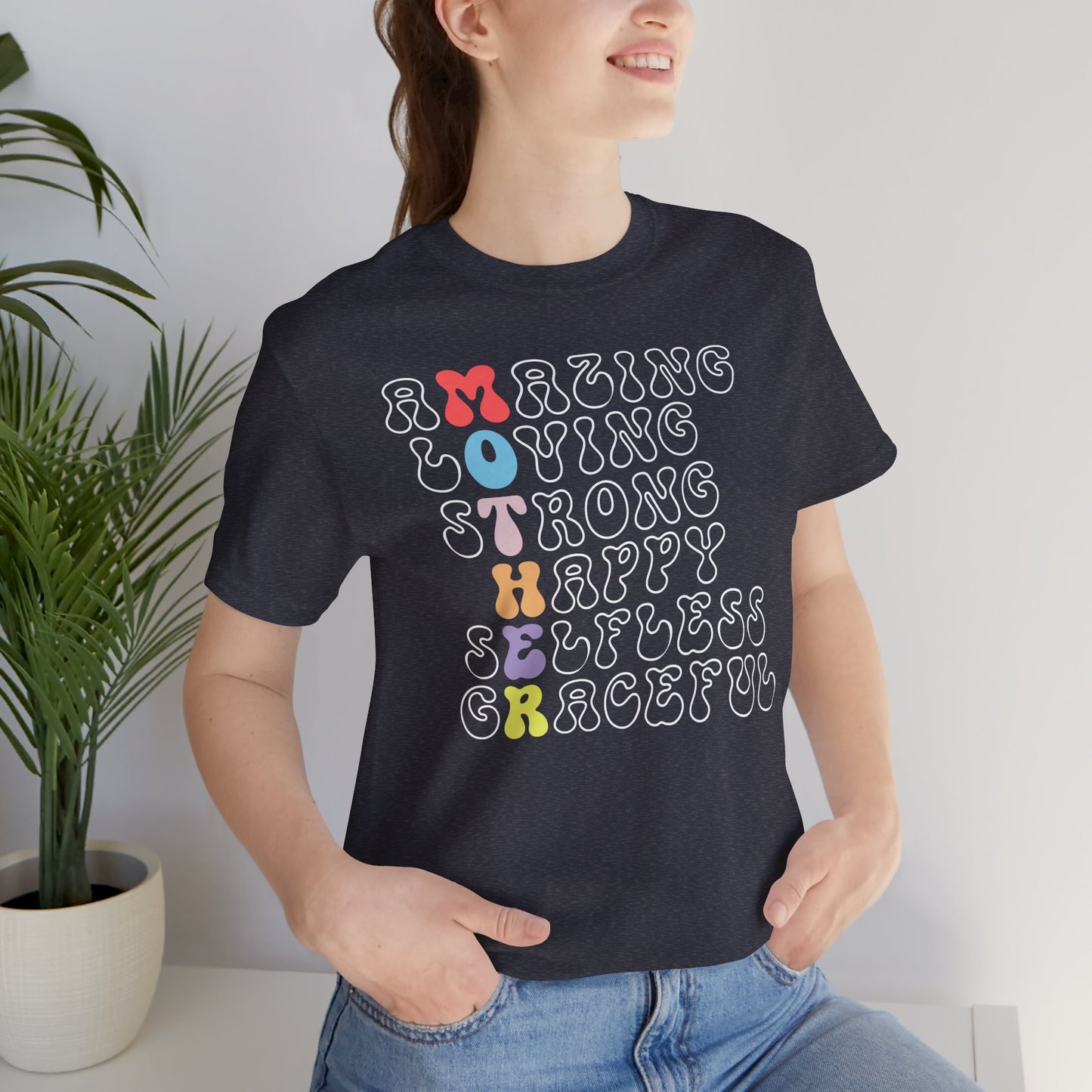 Mother's Day, Amazing Mother, XS-3XL, Unisex Jersey Short Sleeve Tee
