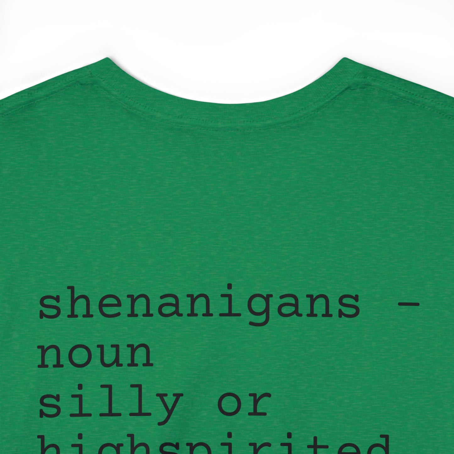 Unisex Shenanigan's Matching Family Shenanigans Crew St Patricks Day Heavy Cotton Tee