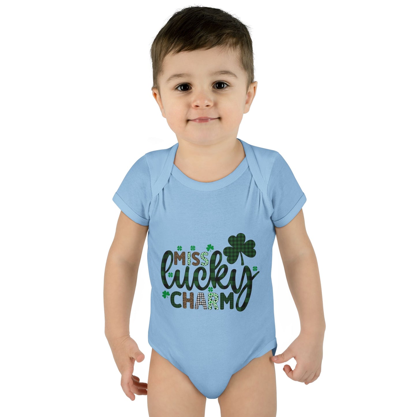 Miss Lucky Charm Infant Onesie Baby Rib Bodysuit