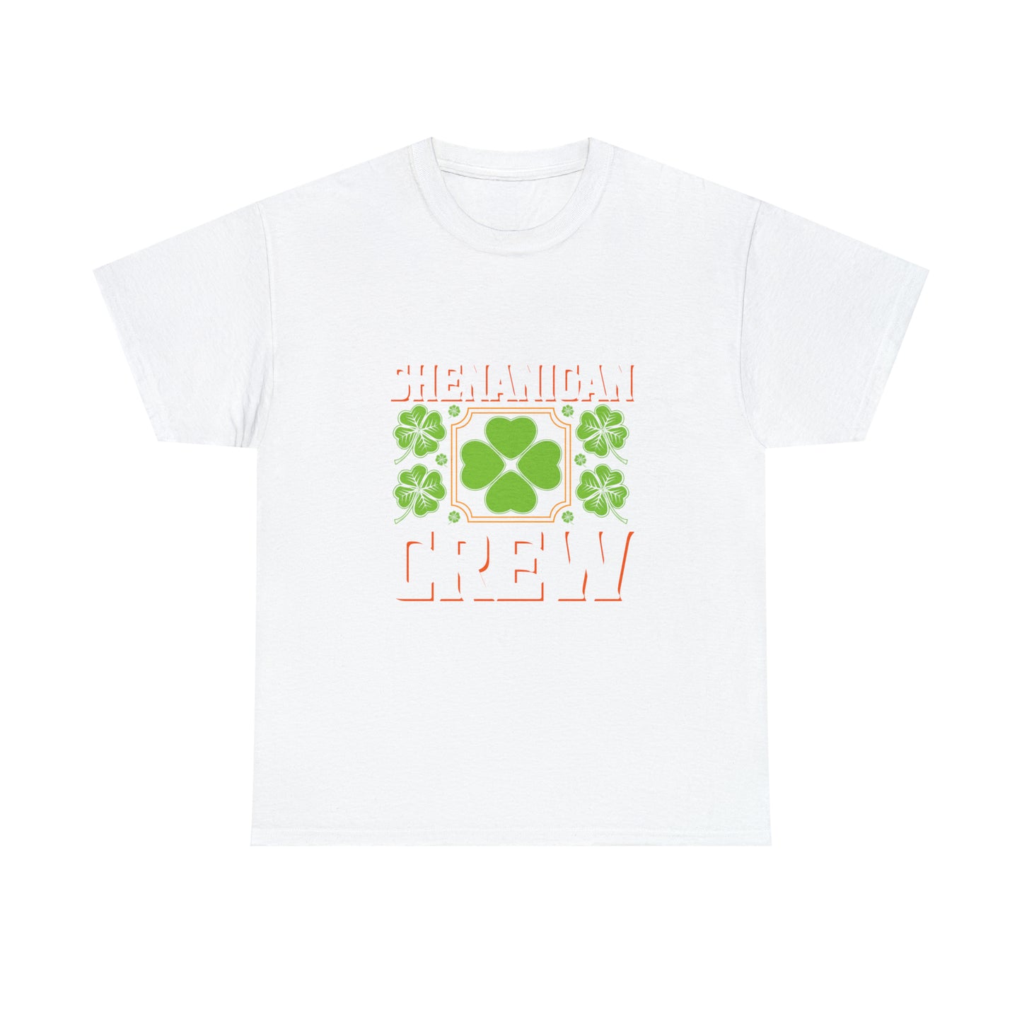 Unisex Shenanigan's Matching Family Shenanigans Crew St Patricks Day Heavy Cotton Tee