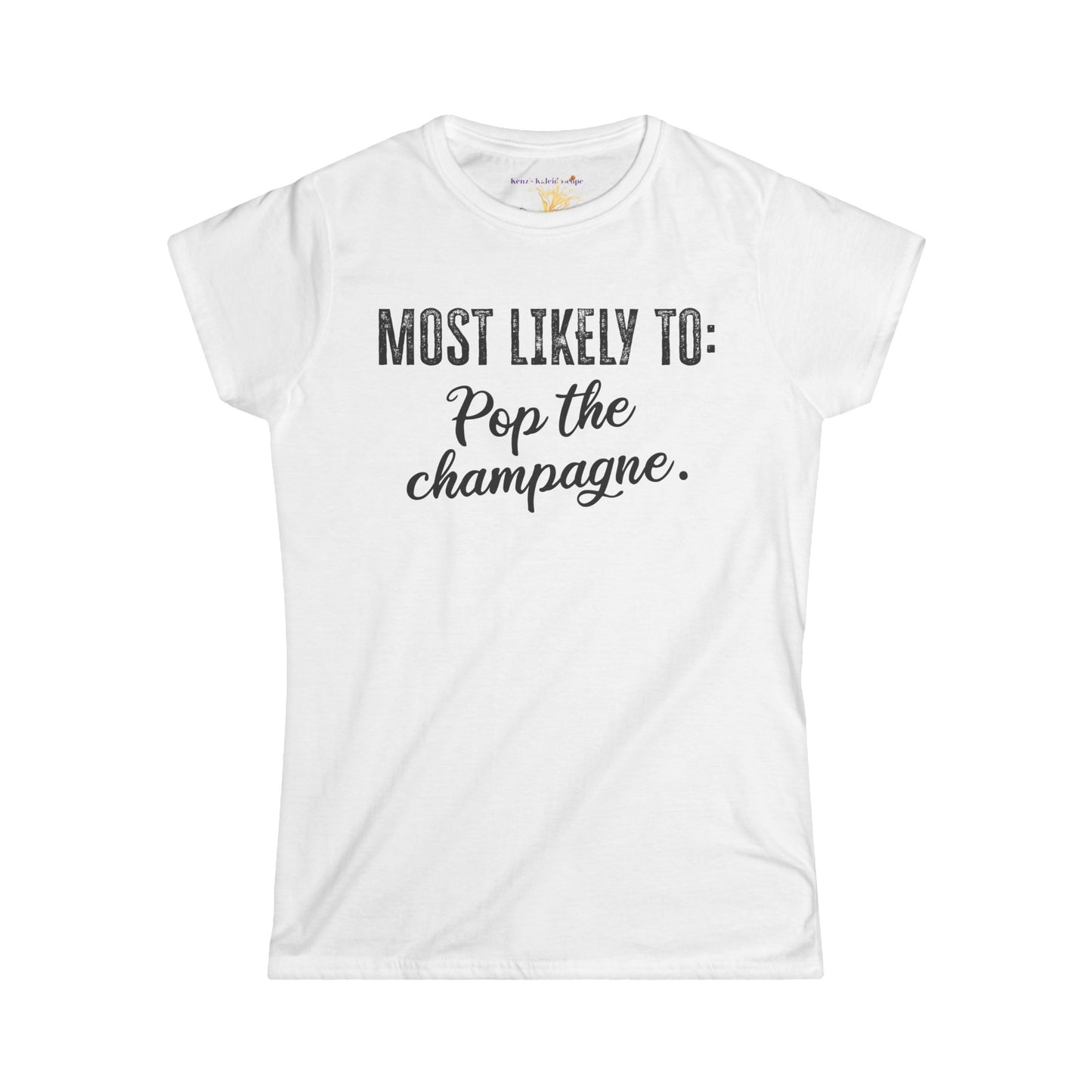 Bachelorette Party, Most Likely To, S-2XL, Women's Softstyle Tee