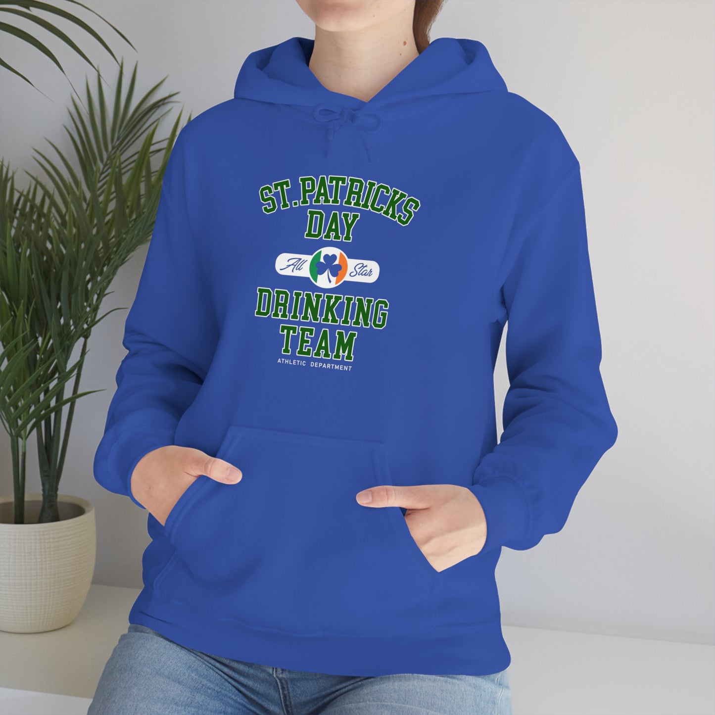 Unisex St Patrick's Day Drinking Team Hooded Sweatshirt