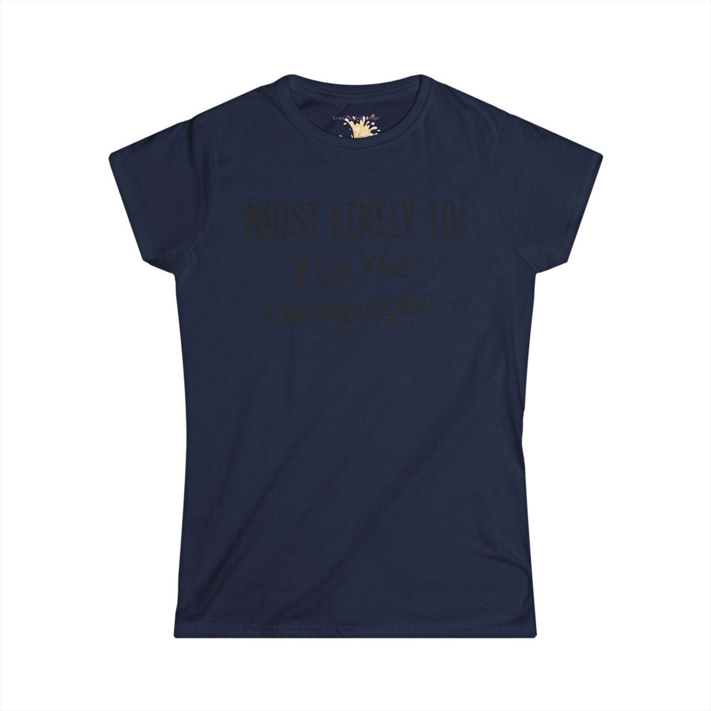 Bachelorette Party, Most Likely To, S-2XL, Women's Softstyle Tee