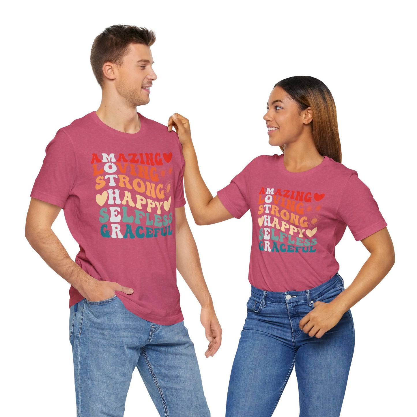Mother's Day, Amazing Mother, XS-3XL, Unisex Jersey Short Sleeve Tee