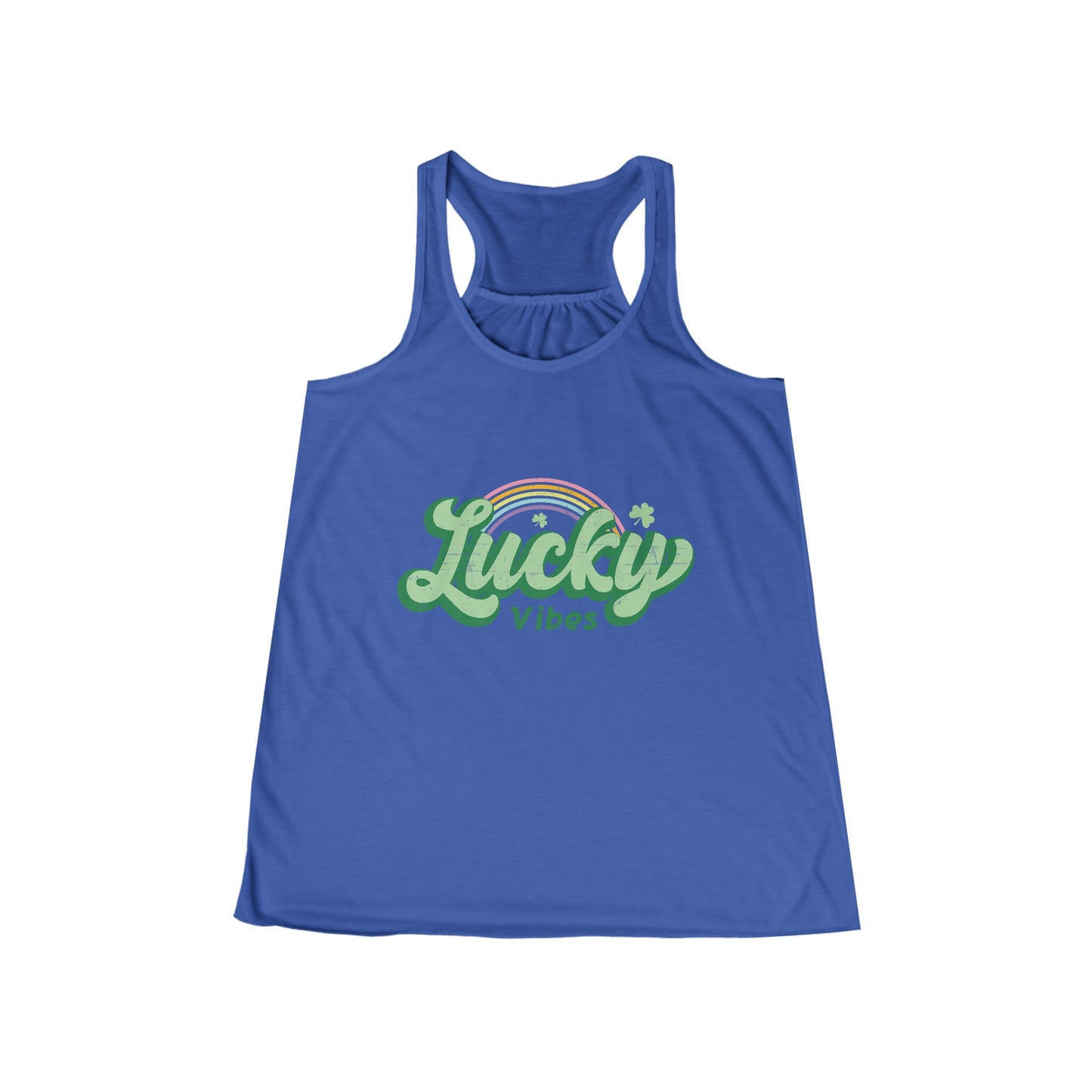 Women's St Patricks Day Flowy Racerback Tank