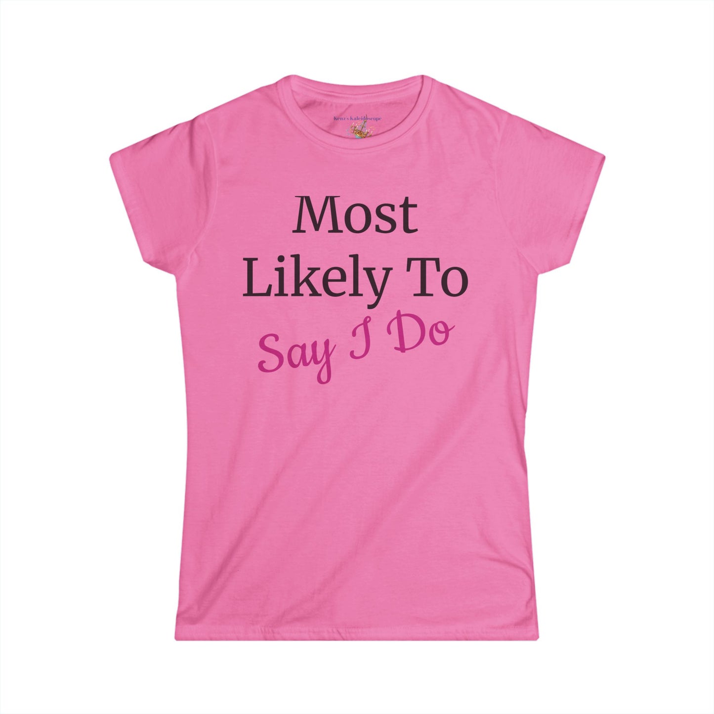 Bachelorette Party, Most Likely To, S-2XL, Women's Softstyle Tee