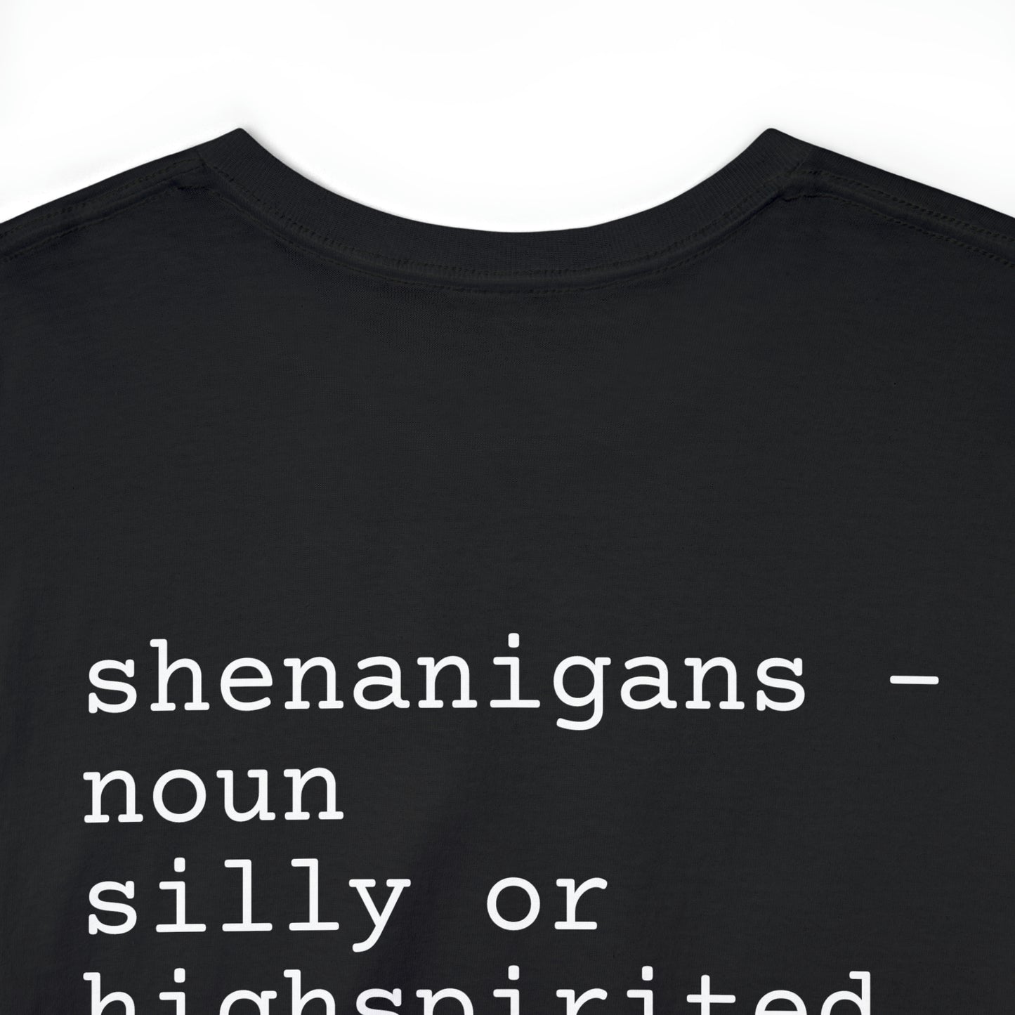 Unisex Shenanigan's Matching Family Shenanigans Crew St Patricks Day Heavy Cotton Tee