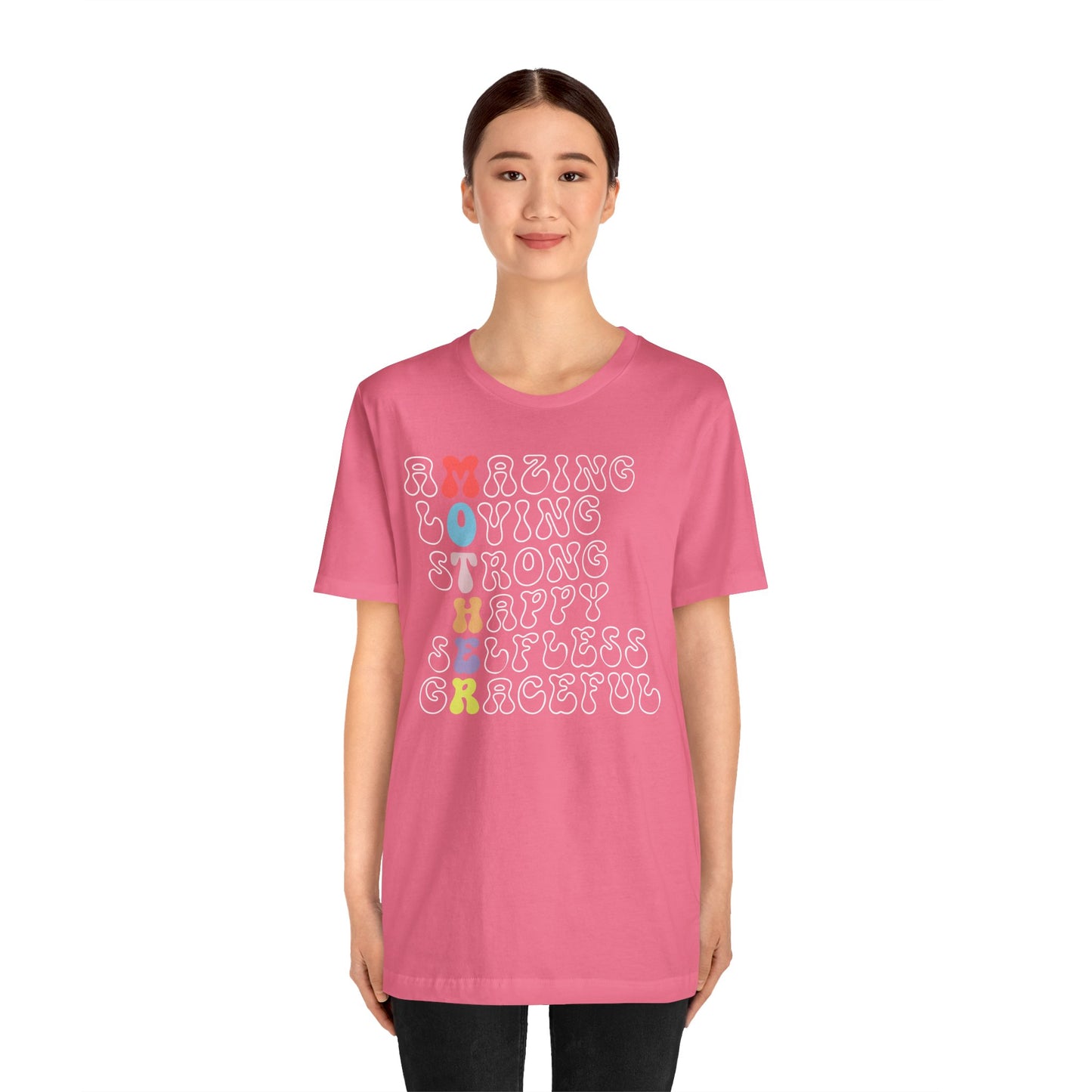 Mother's Day, Amazing Mother, XS-3XL, Unisex Jersey Short Sleeve Tee