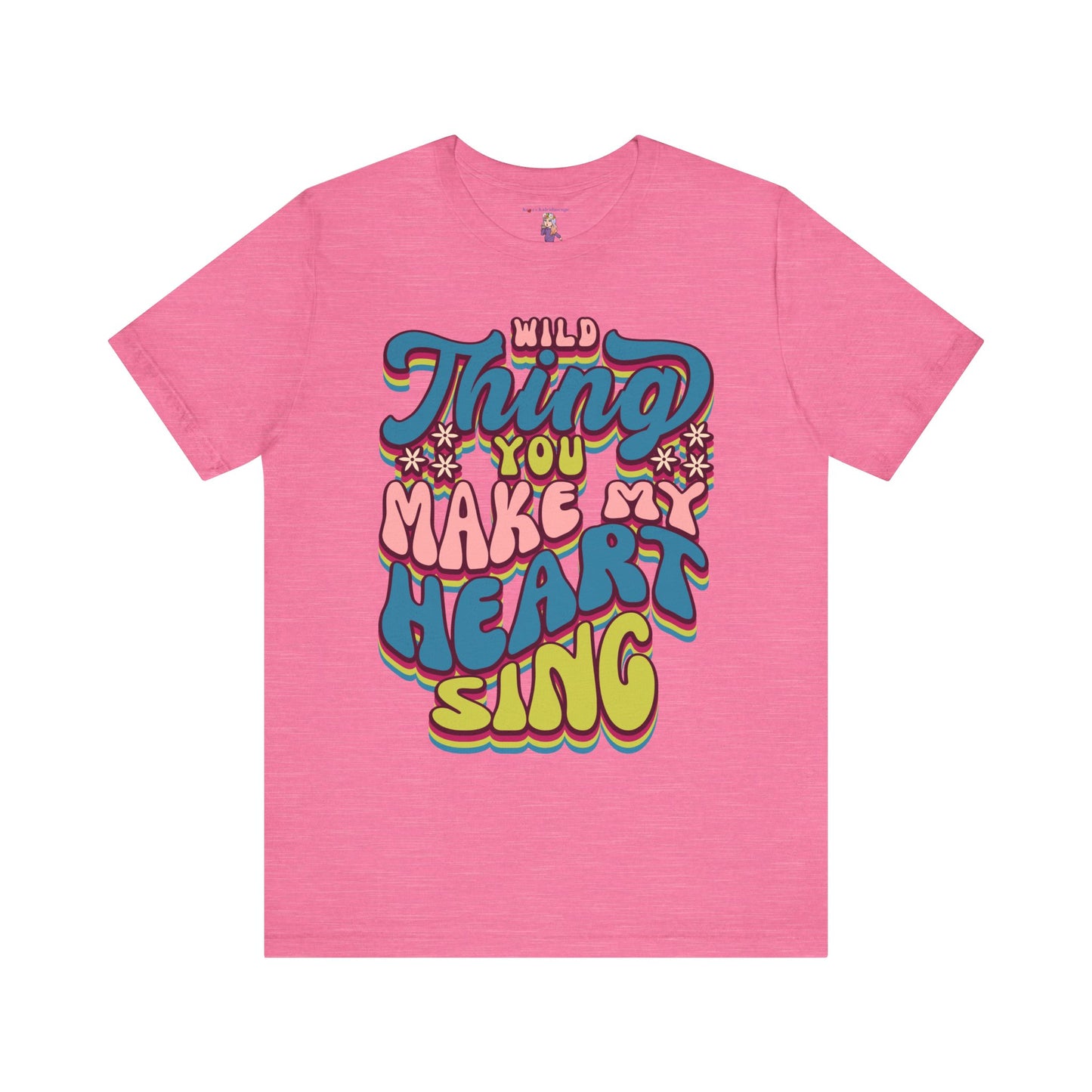 Wild Thing Valentine's Day Unisex Jersey Short Sleeve Tee