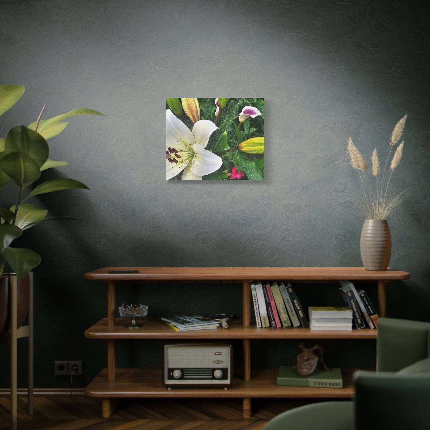 Lily Explosion, Matte Canvas, Stretched, 1.25"