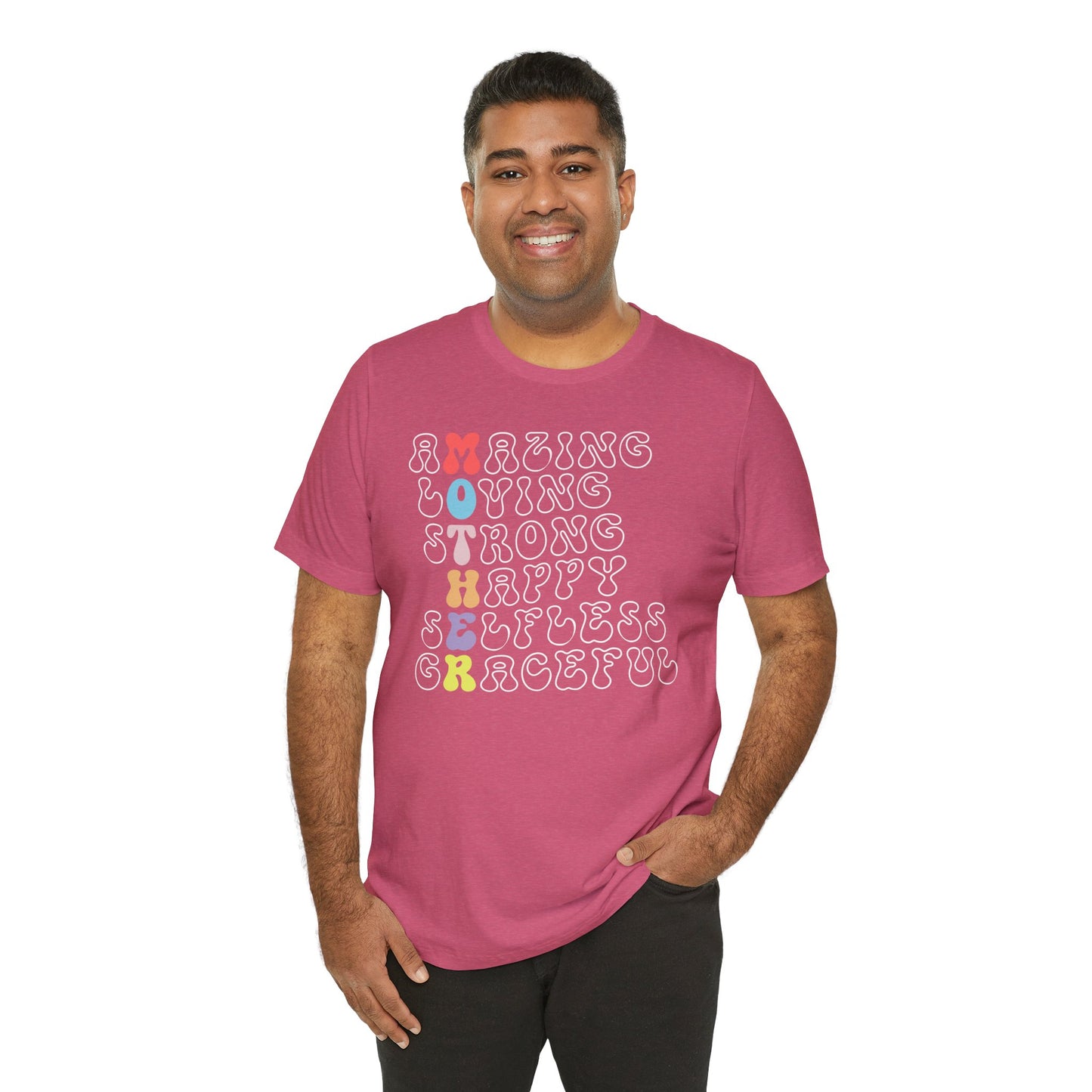 Mother's Day, Amazing Mother, XS-3XL, Unisex Jersey Short Sleeve Tee