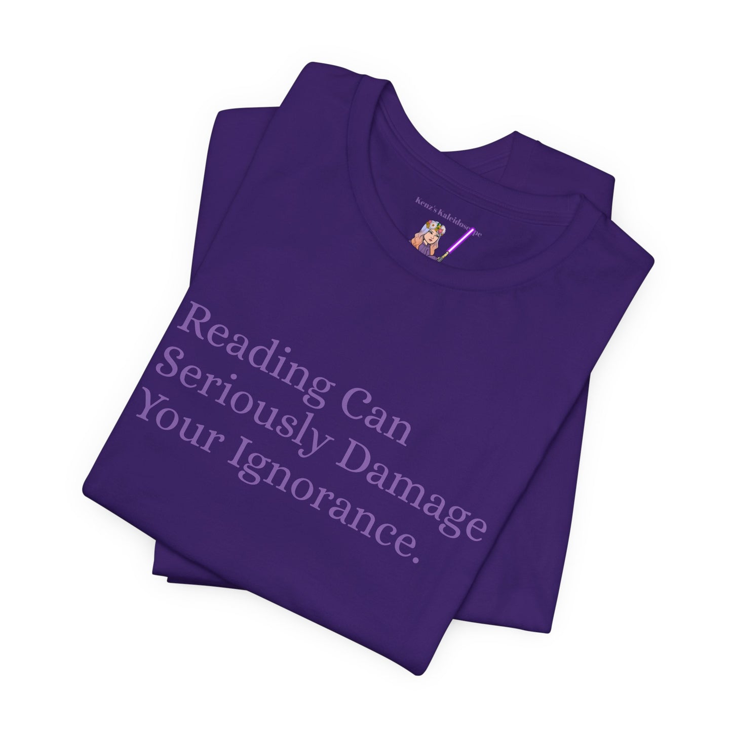 Reading Can Seriously Damage Your Ignorance, S-3XL, Unisex Jersey Short Sleeve Tee