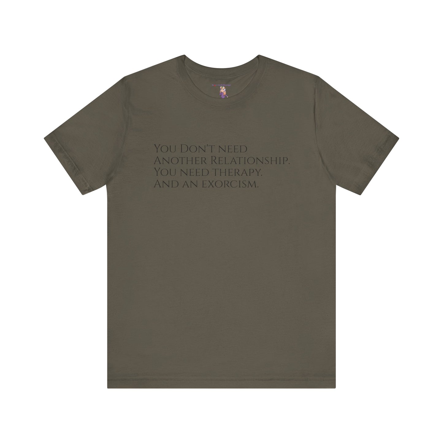 Relationships, Therapy, Exorcism, XS-3XL, Unisex Jersey Short Sleeve Tee
