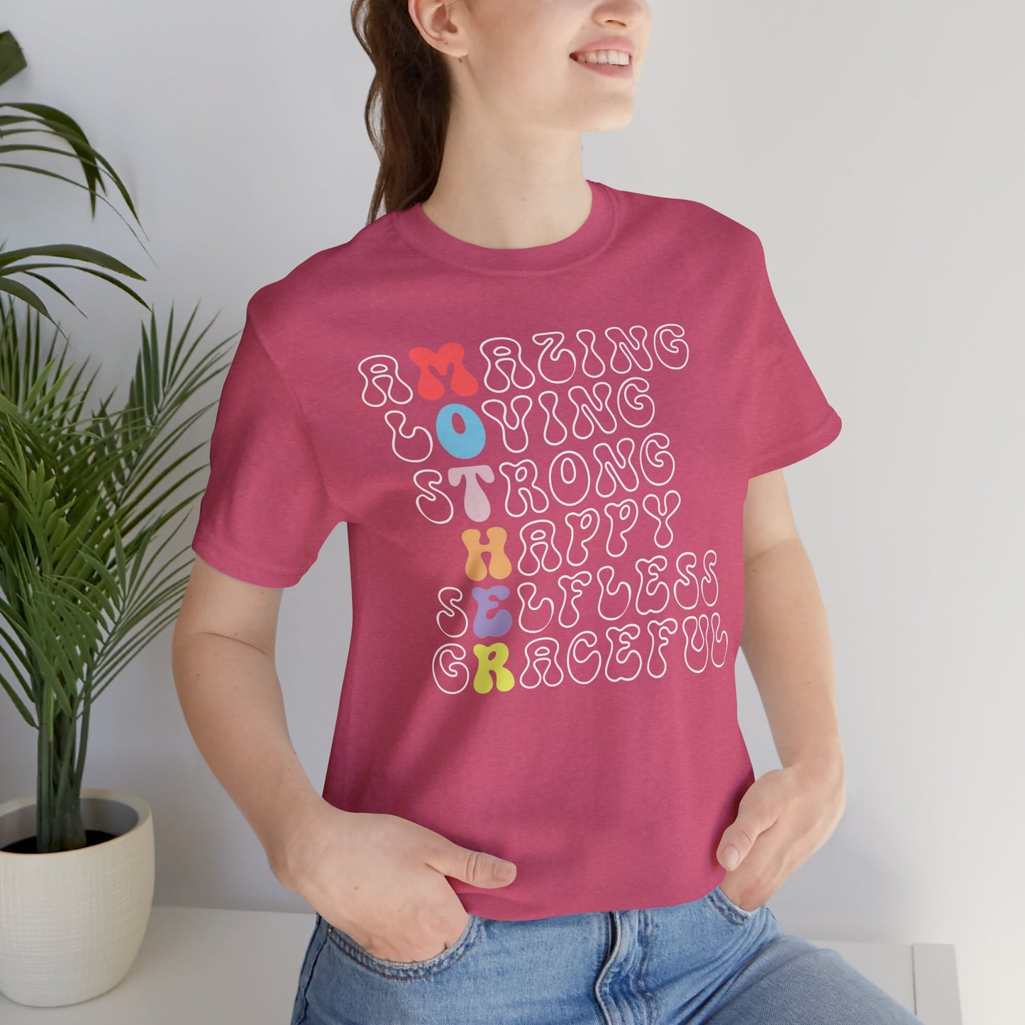 Mother's Day, Amazing Mother, XS-3XL, Unisex Jersey Short Sleeve Tee