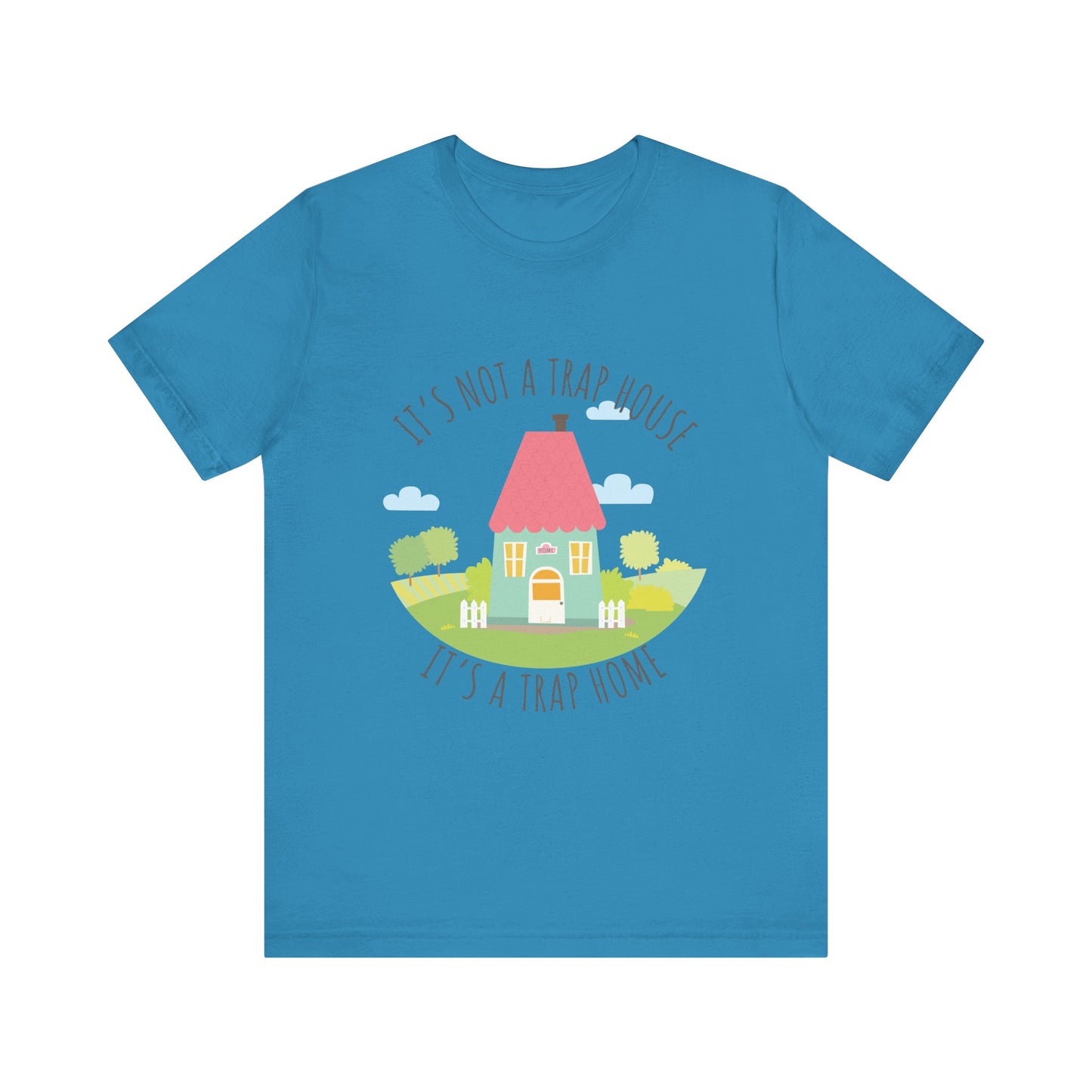 Trap House, Trap Home, XS-3XL, Unisex Jersey Short Sleeve Tee