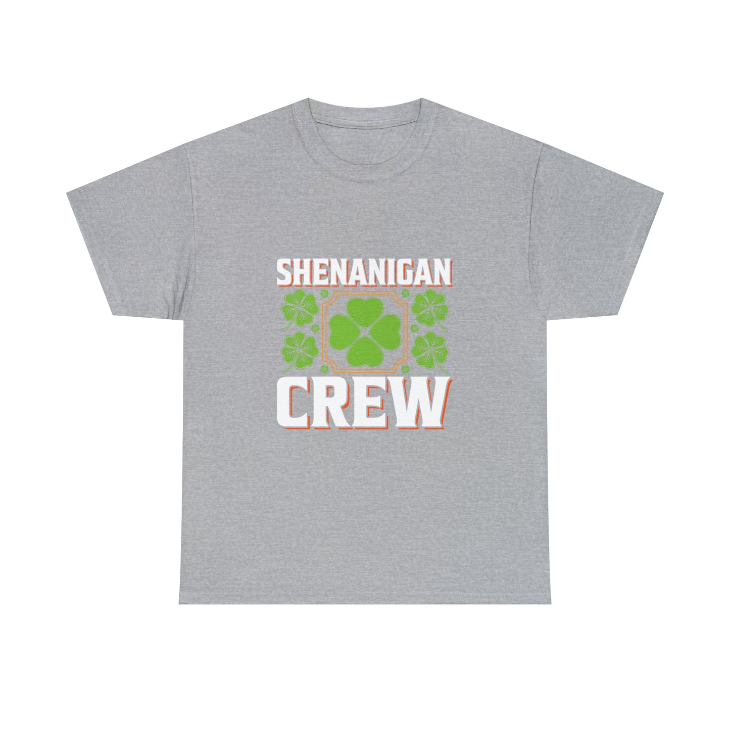 Unisex Shenanigan's Matching Family Shenanigans Crew St Patricks Day Heavy Cotton Tee