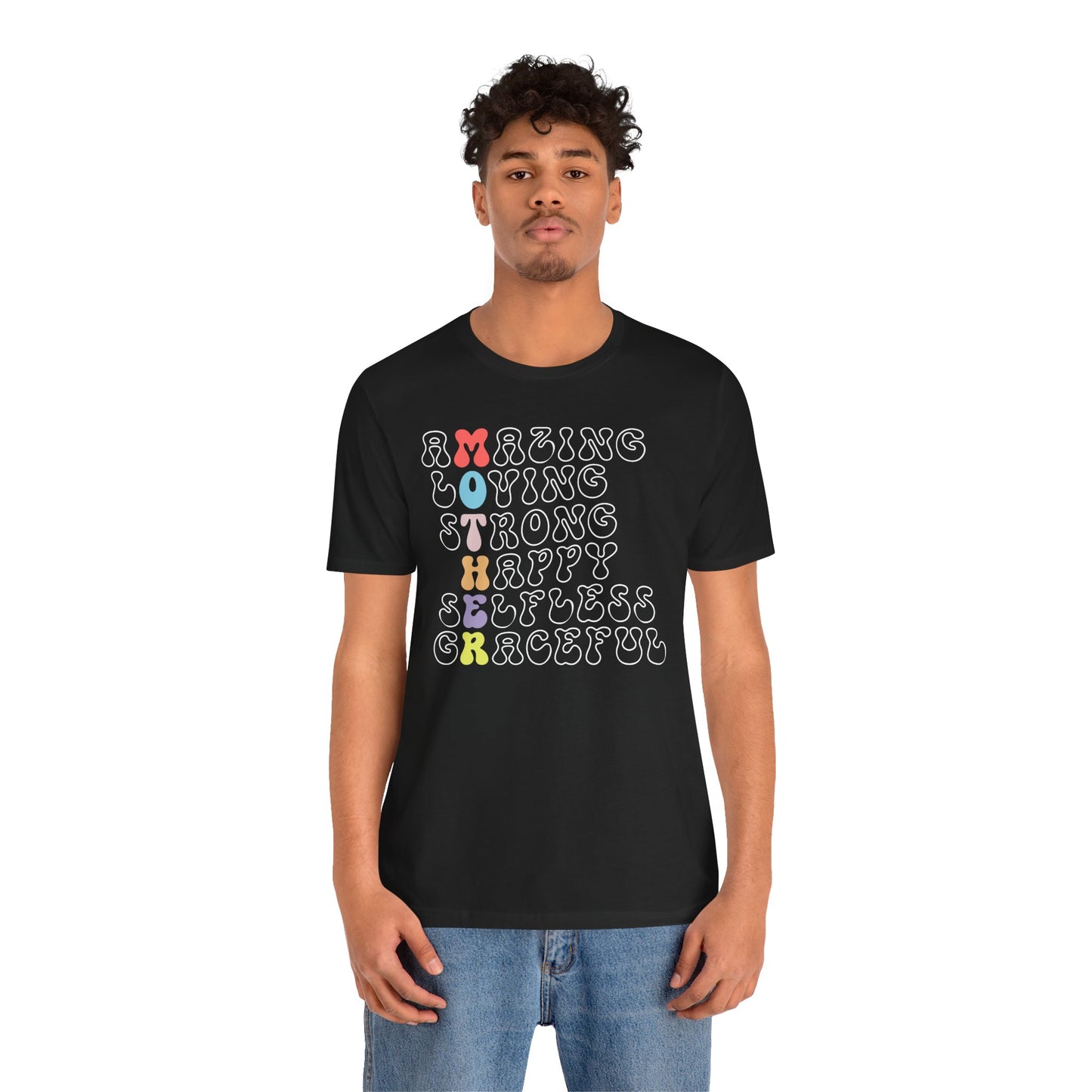 Mother's Day, Amazing Mother, XS-3XL, Unisex Jersey Short Sleeve Tee