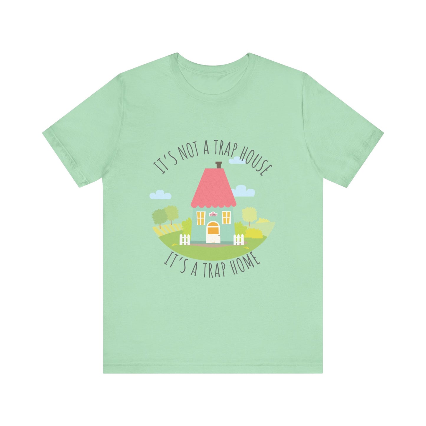 Trap House, Trap Home, XS-3XL, Unisex Jersey Short Sleeve Tee