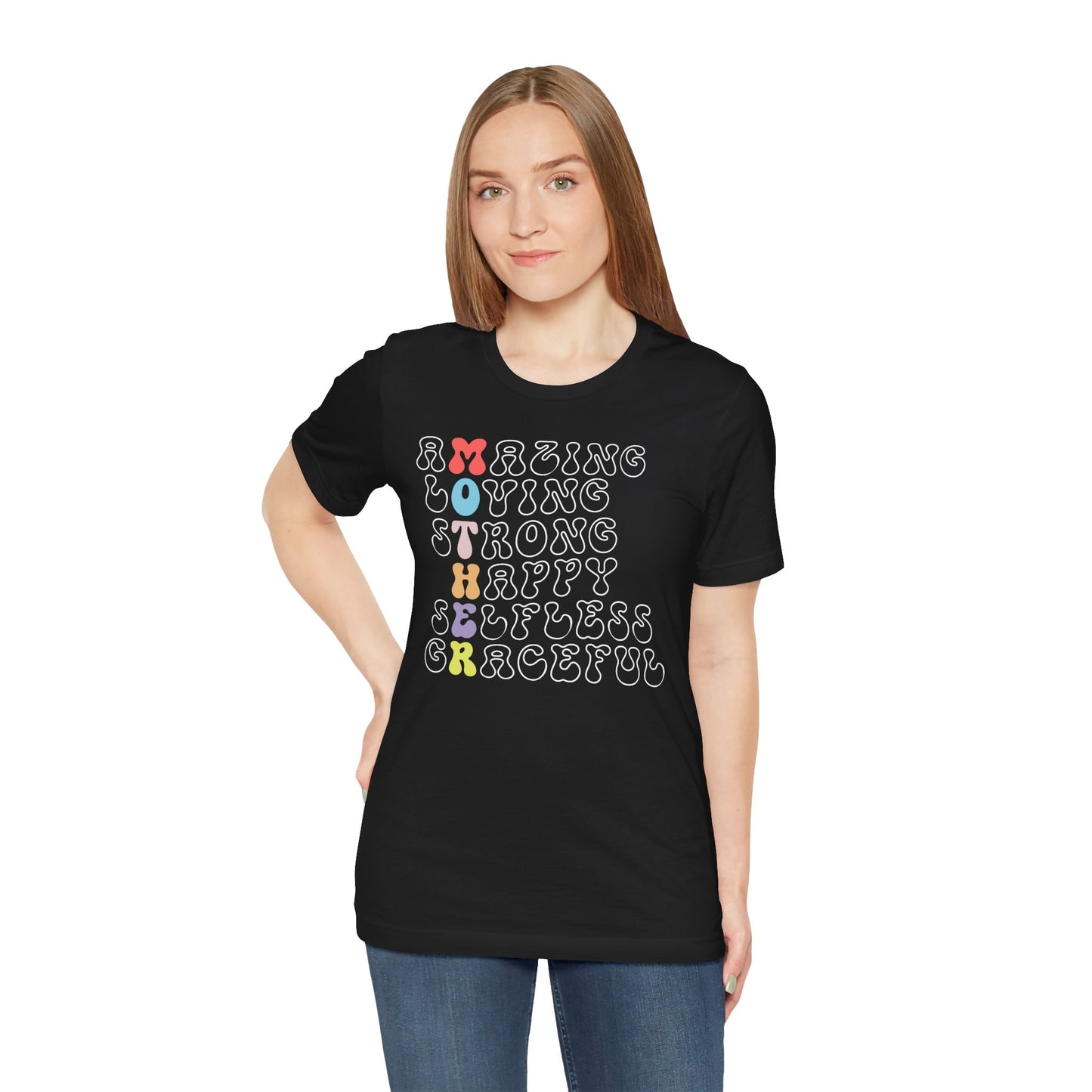Mother's Day, Amazing Mother, XS-3XL, Unisex Jersey Short Sleeve Tee