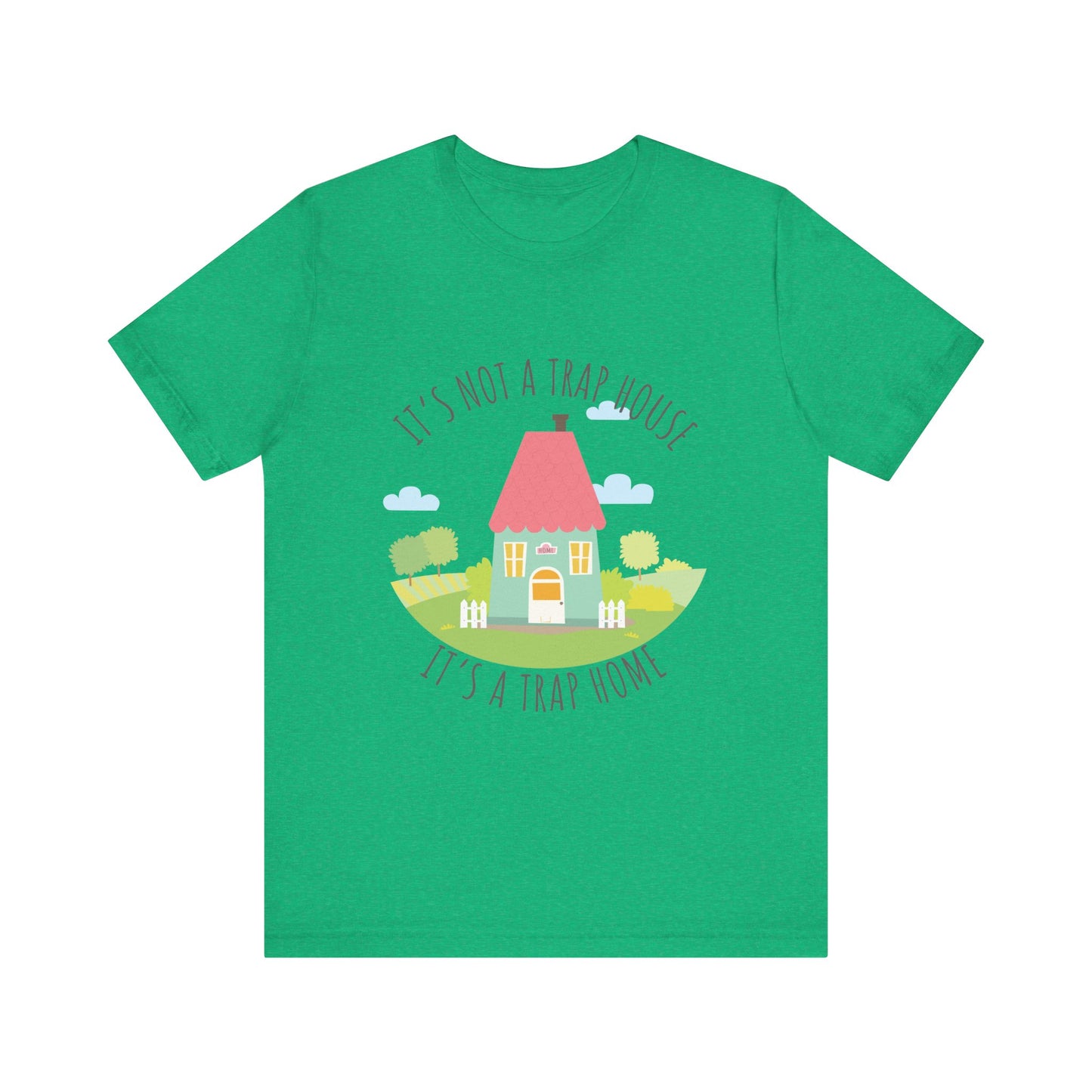 Trap House, Trap Home, XS-3XL, Unisex Jersey Short Sleeve Tee