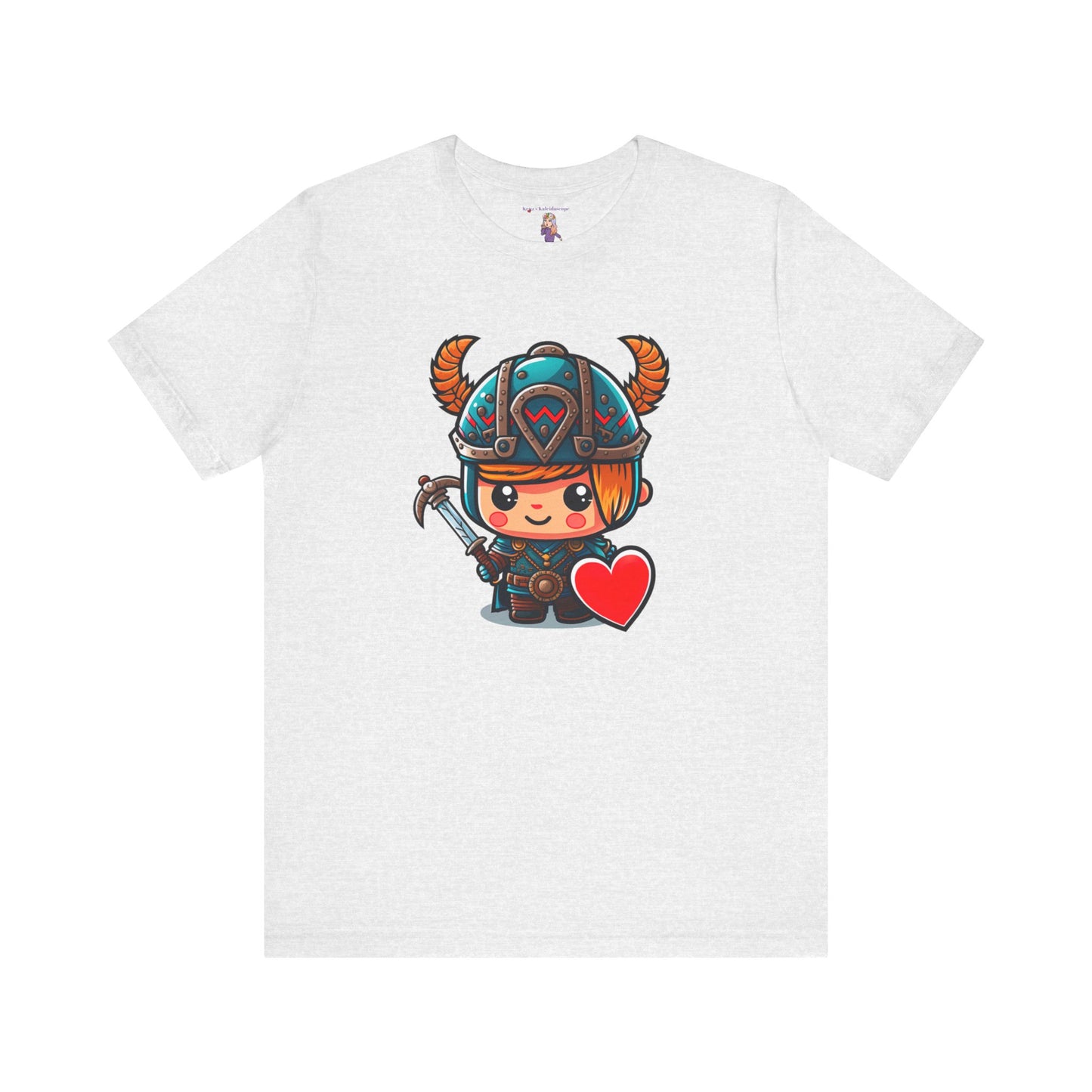 Viking Valentine's Day Unisex Jersey Short Sleeve Tee