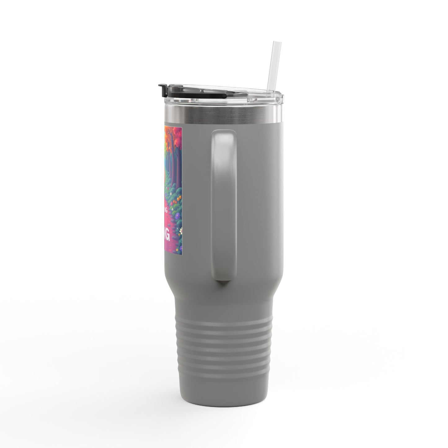 Colorful Insulated Travel Mug - 40oz | Perfect for Road Trips, Coffee Lovers, Gifts, Picnics, Adventurers