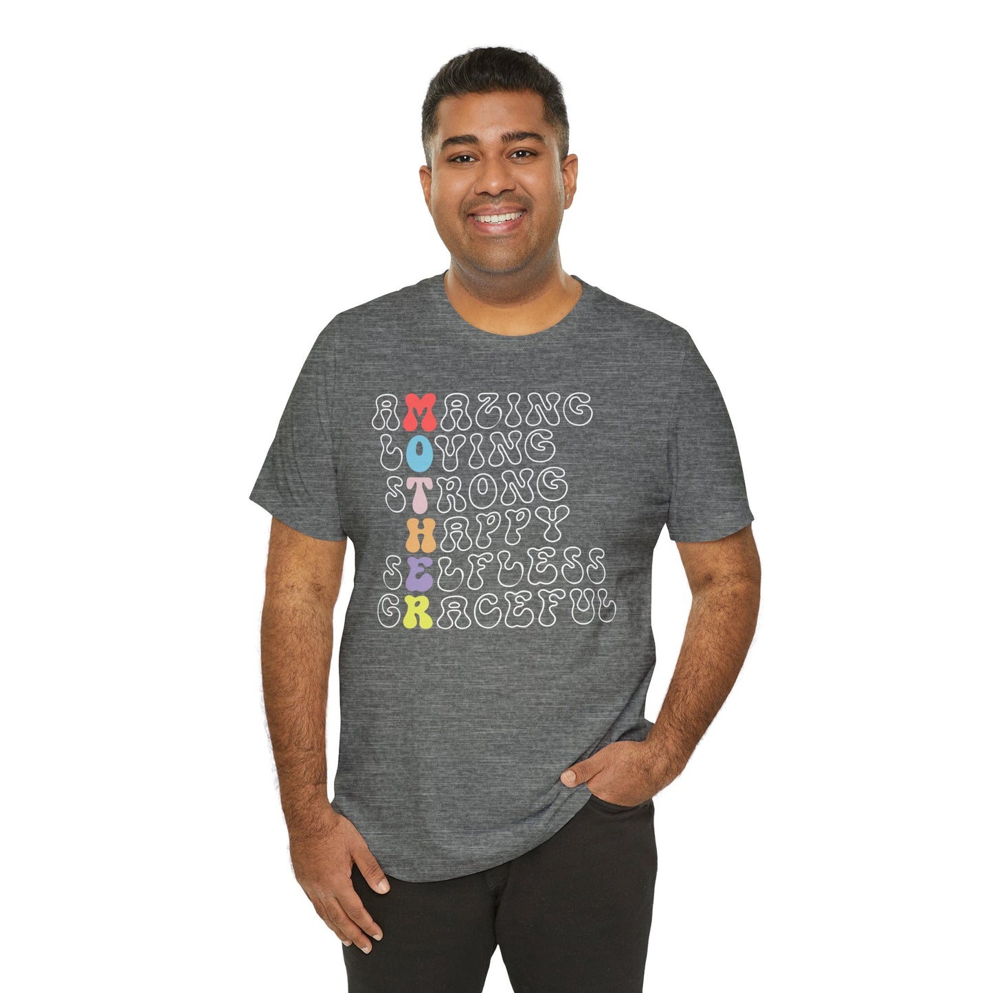 Mother's Day, Amazing Mother, XS-3XL, Unisex Jersey Short Sleeve Tee
