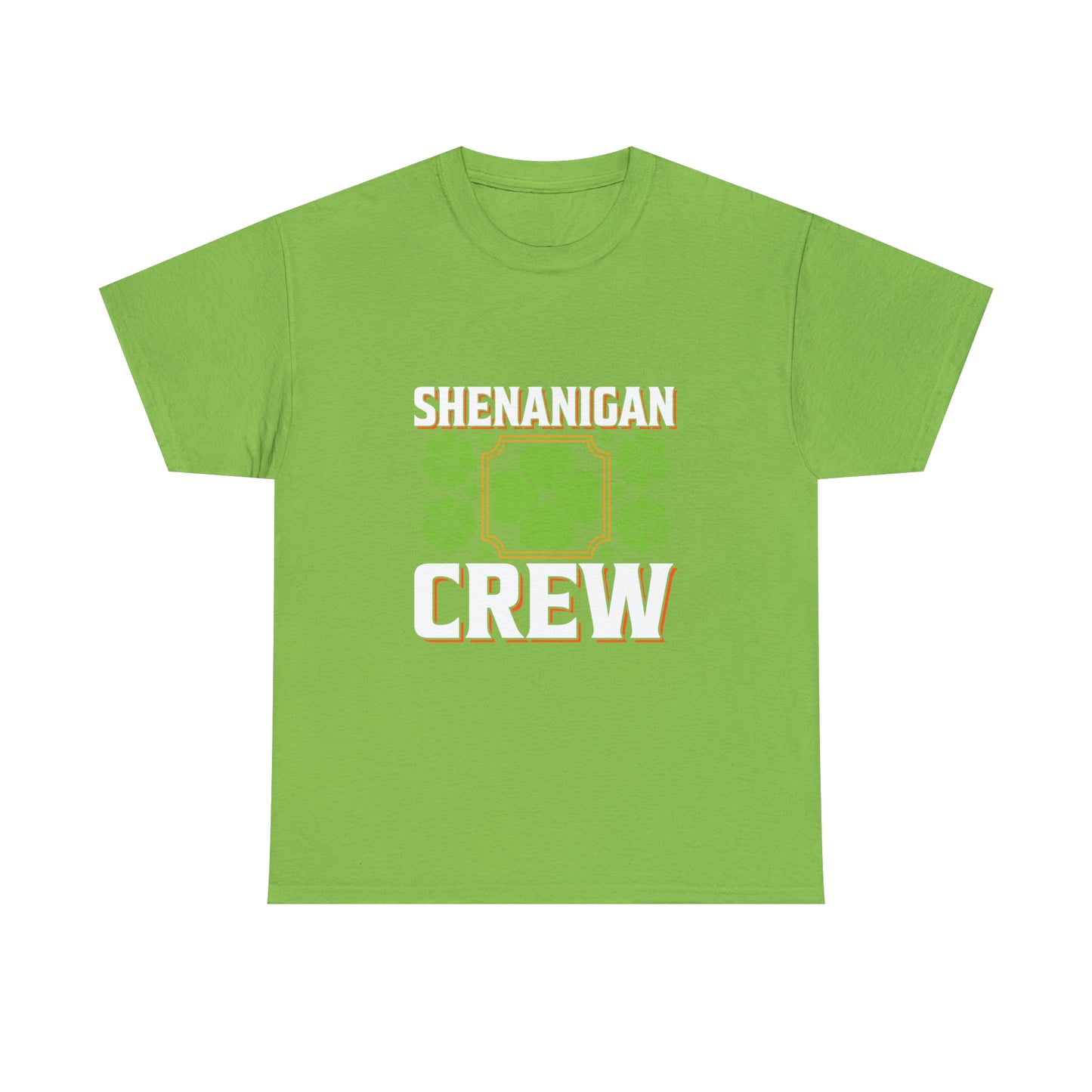 Unisex Shenanigan's Matching Family Shenanigans Crew St Patricks Day Heavy Cotton Tee