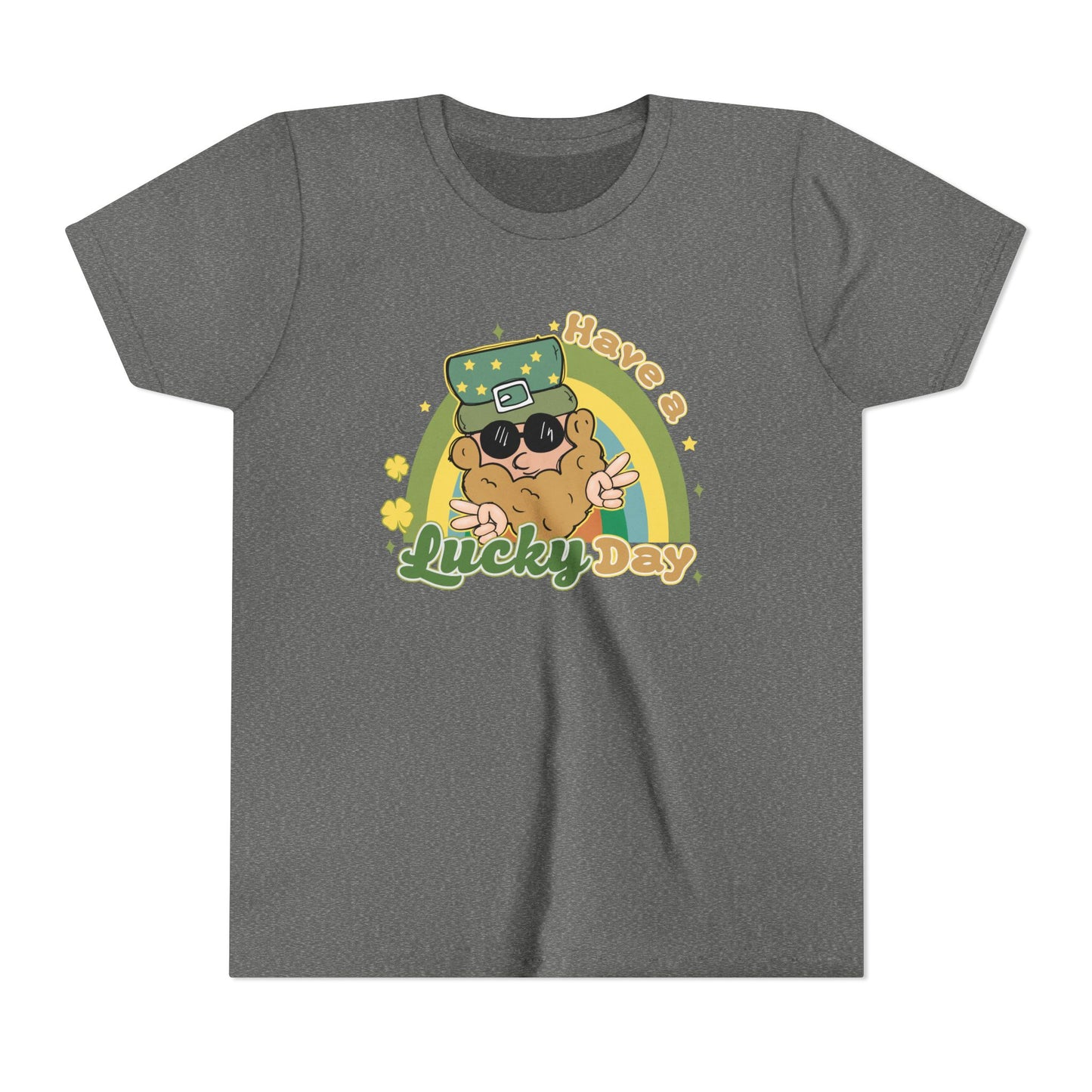 Lucky St Patricks Day Youth Short Sleeve Tee