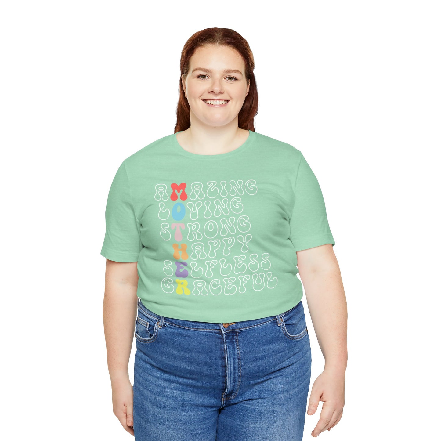 Mother's Day, Amazing Mother, XS-3XL, Unisex Jersey Short Sleeve Tee