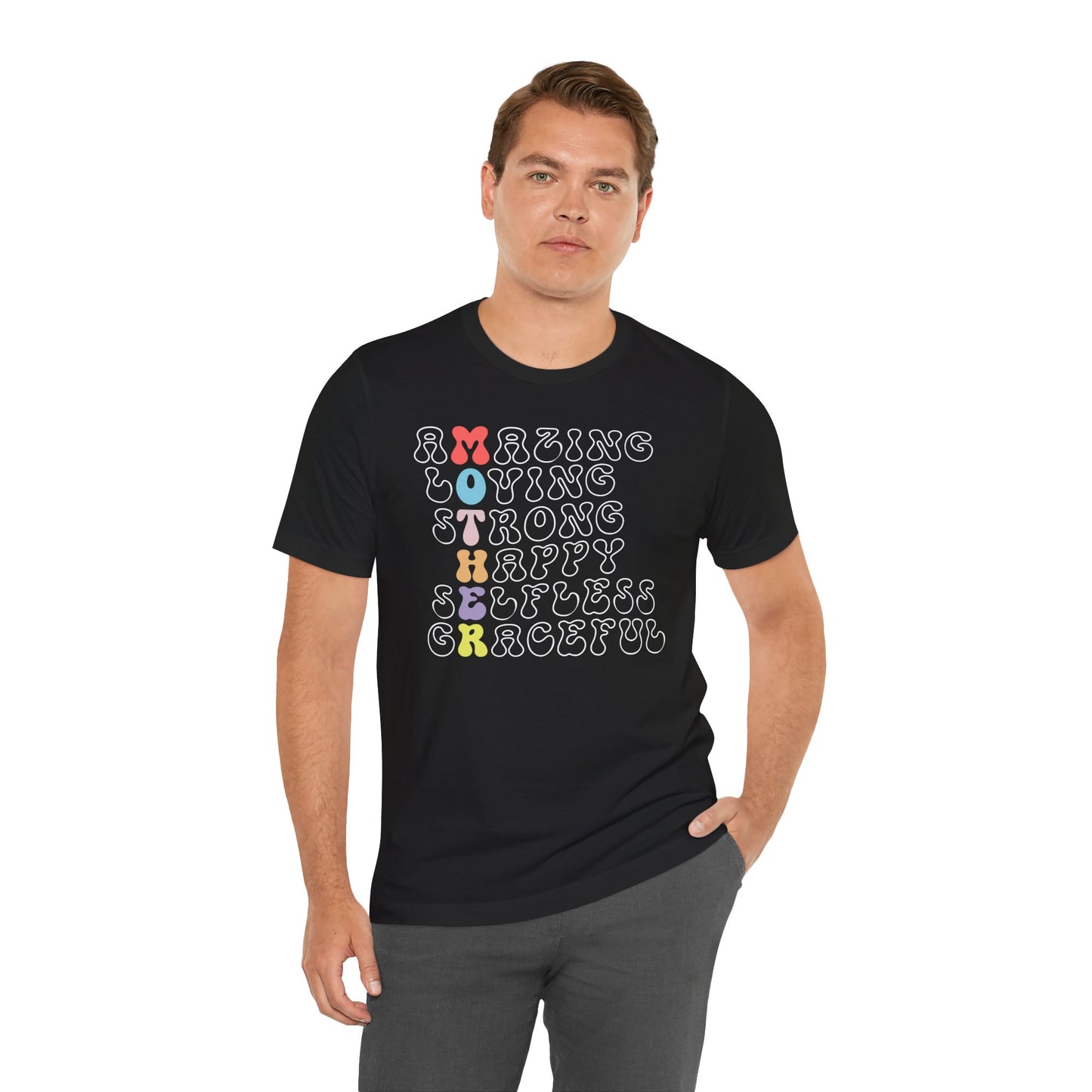 Mother's Day, Amazing Mother, XS-3XL, Unisex Jersey Short Sleeve Tee
