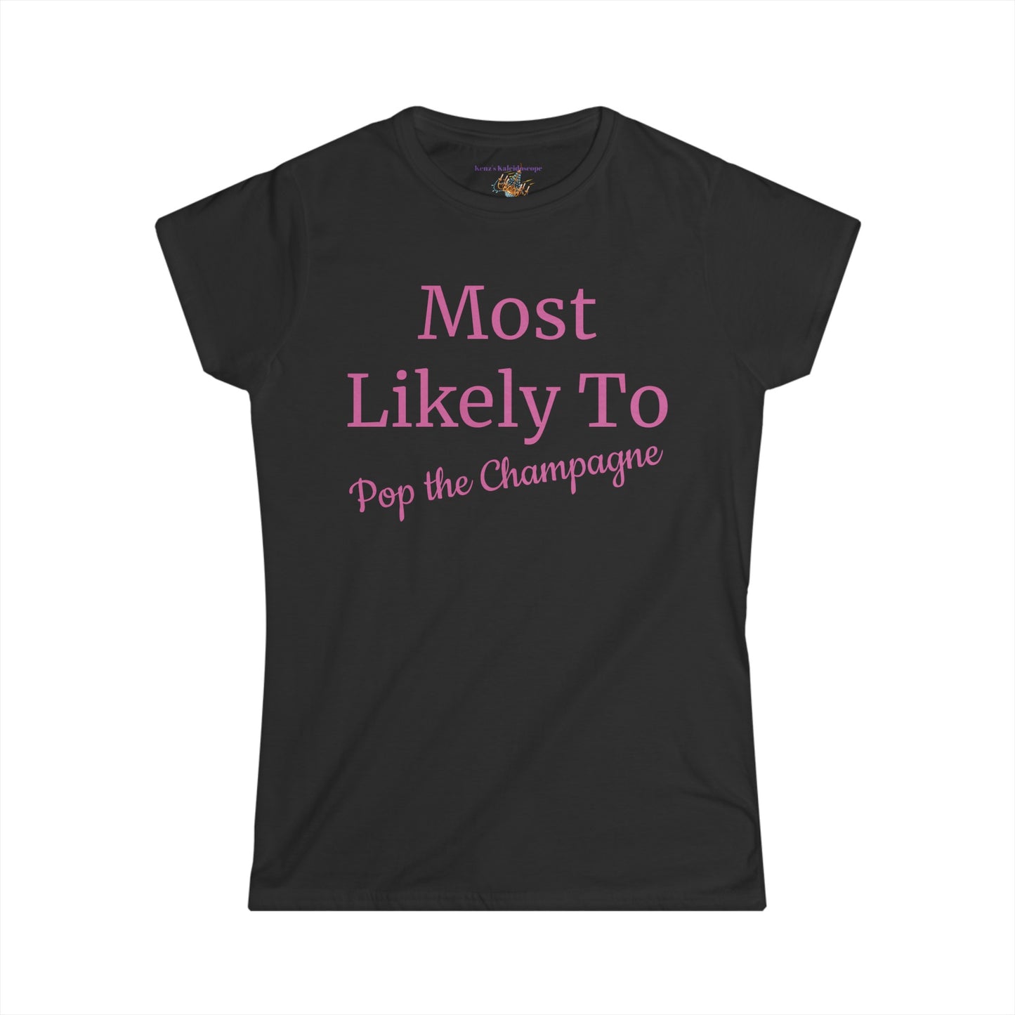 Bachelorette Party, Most Likely To, S-2XL, Women's Softstyle Tee