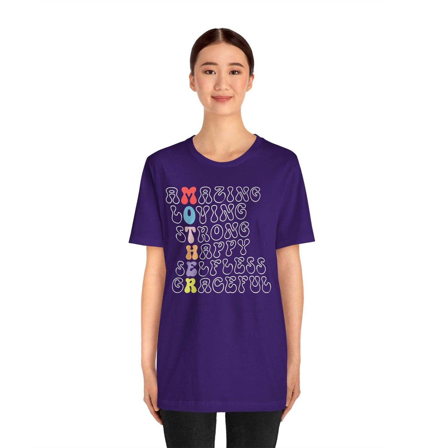 Mother's Day, Amazing Mother, XS-3XL, Unisex Jersey Short Sleeve Tee