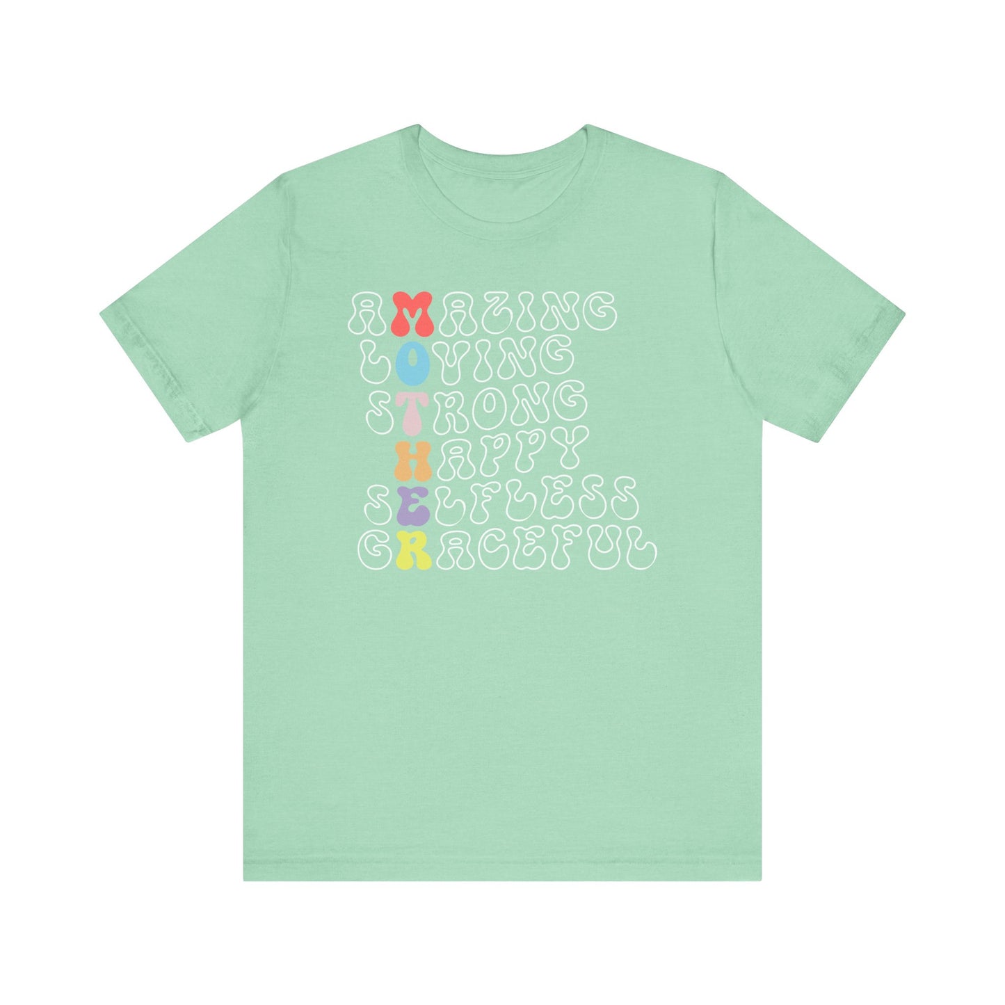 Mother's Day, Amazing Mother, XS-3XL, Unisex Jersey Short Sleeve Tee