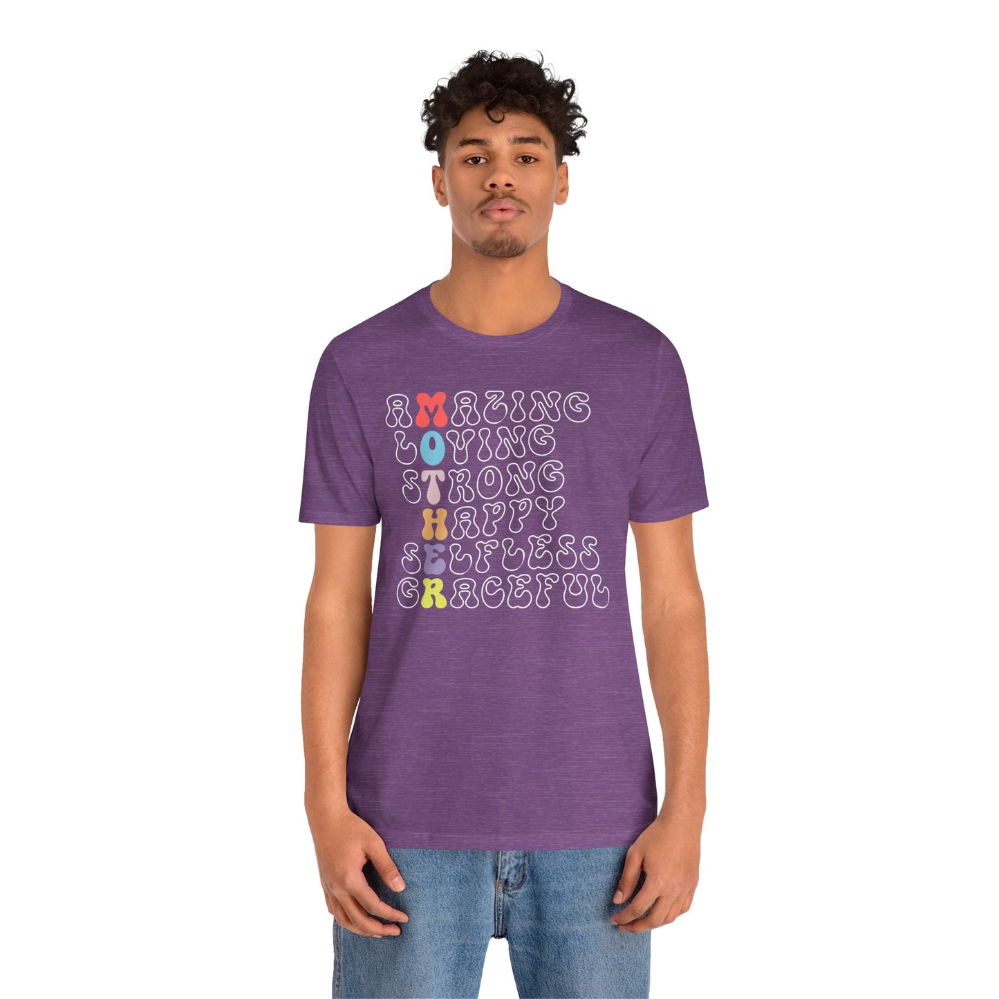 Mother's Day, Amazing Mother, XS-3XL, Unisex Jersey Short Sleeve Tee