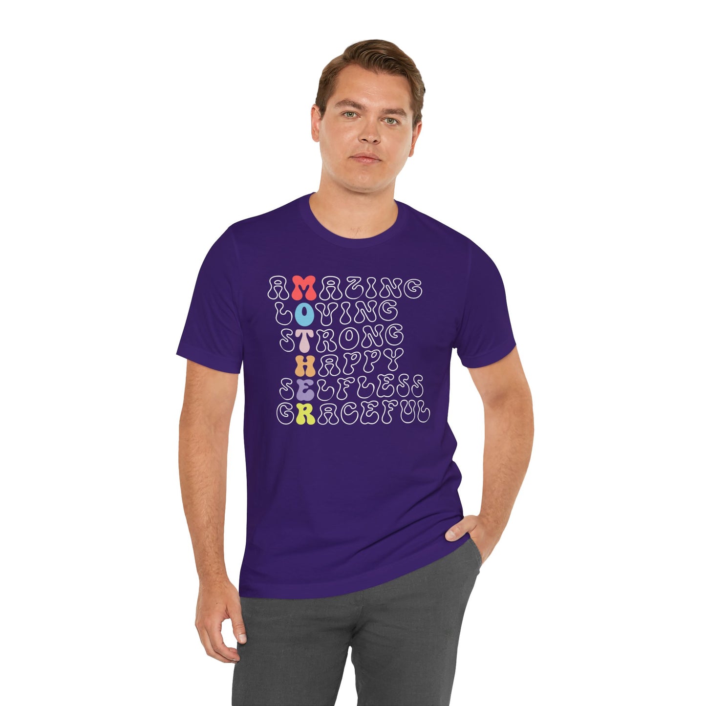 Mother's Day, Amazing Mother, XS-3XL, Unisex Jersey Short Sleeve Tee