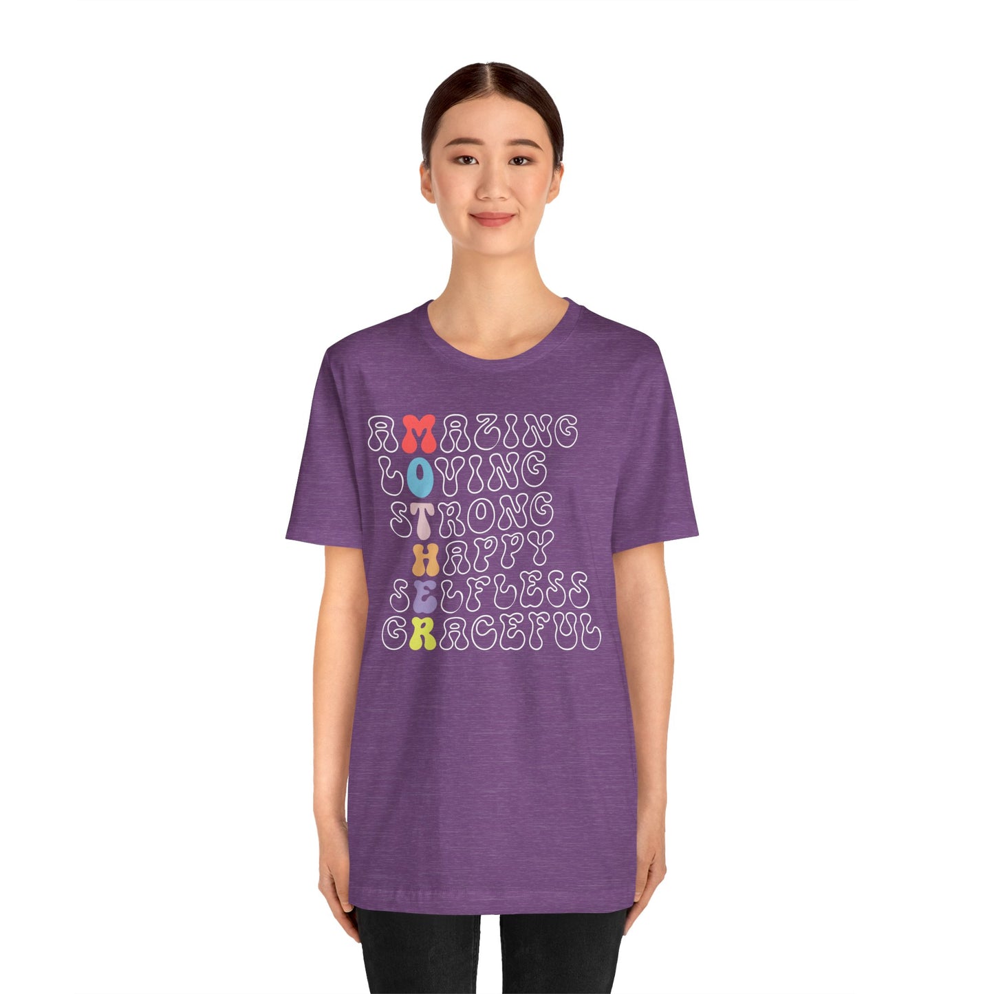 Mother's Day, Amazing Mother, XS-3XL, Unisex Jersey Short Sleeve Tee