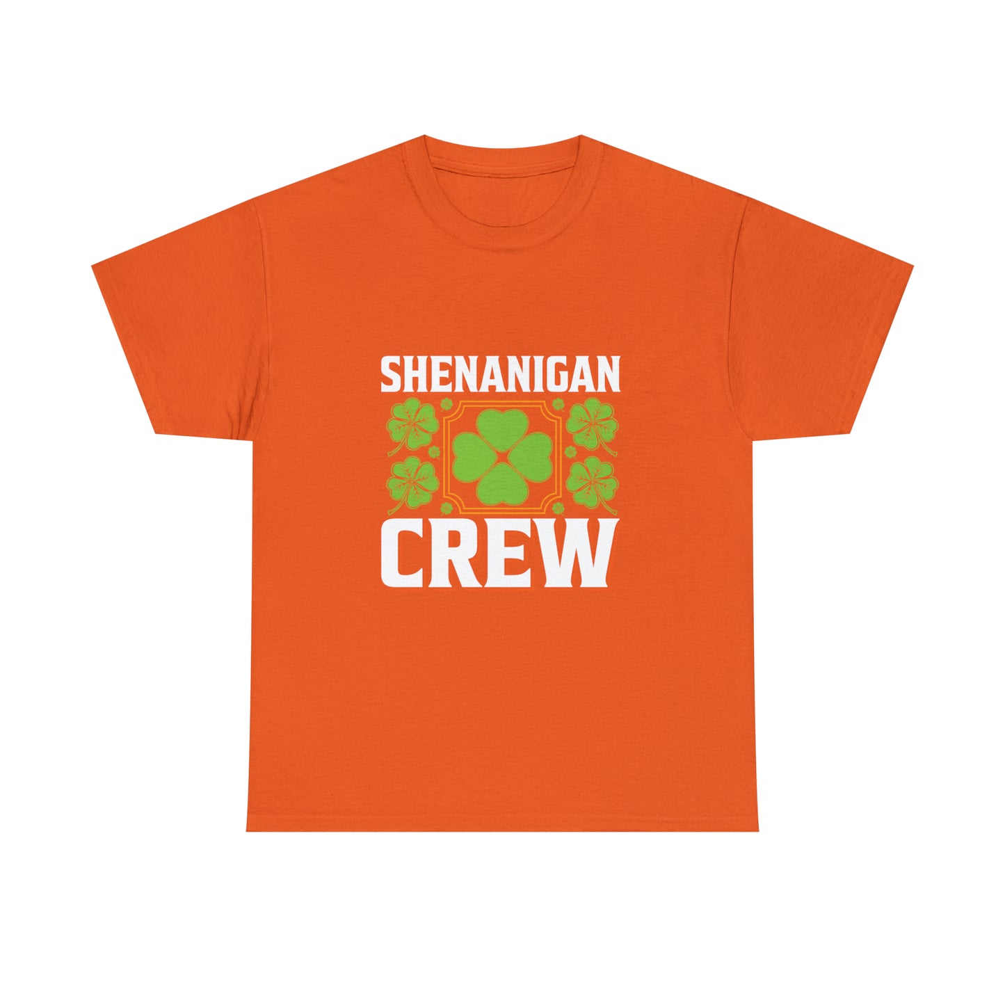 Unisex Shenanigan's Matching Family Shenanigans Crew St Patricks Day Heavy Cotton Tee