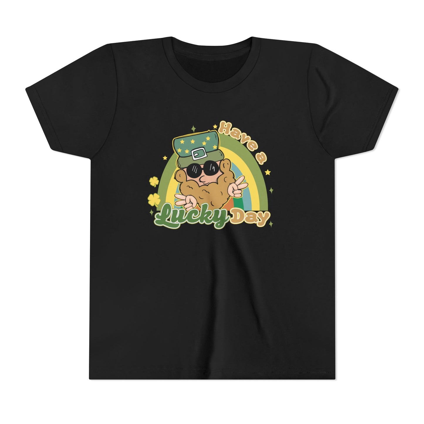 Lucky St Patricks Day Youth Short Sleeve Tee
