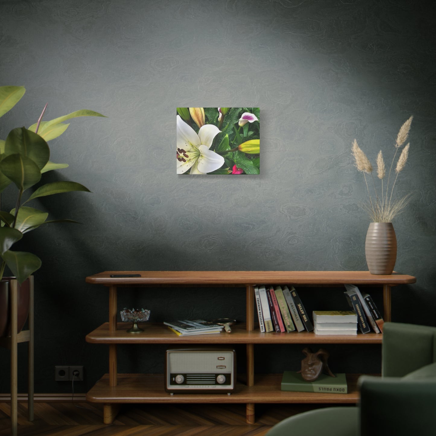 Lily Explosion, Matte Canvas, Stretched, 1.25"