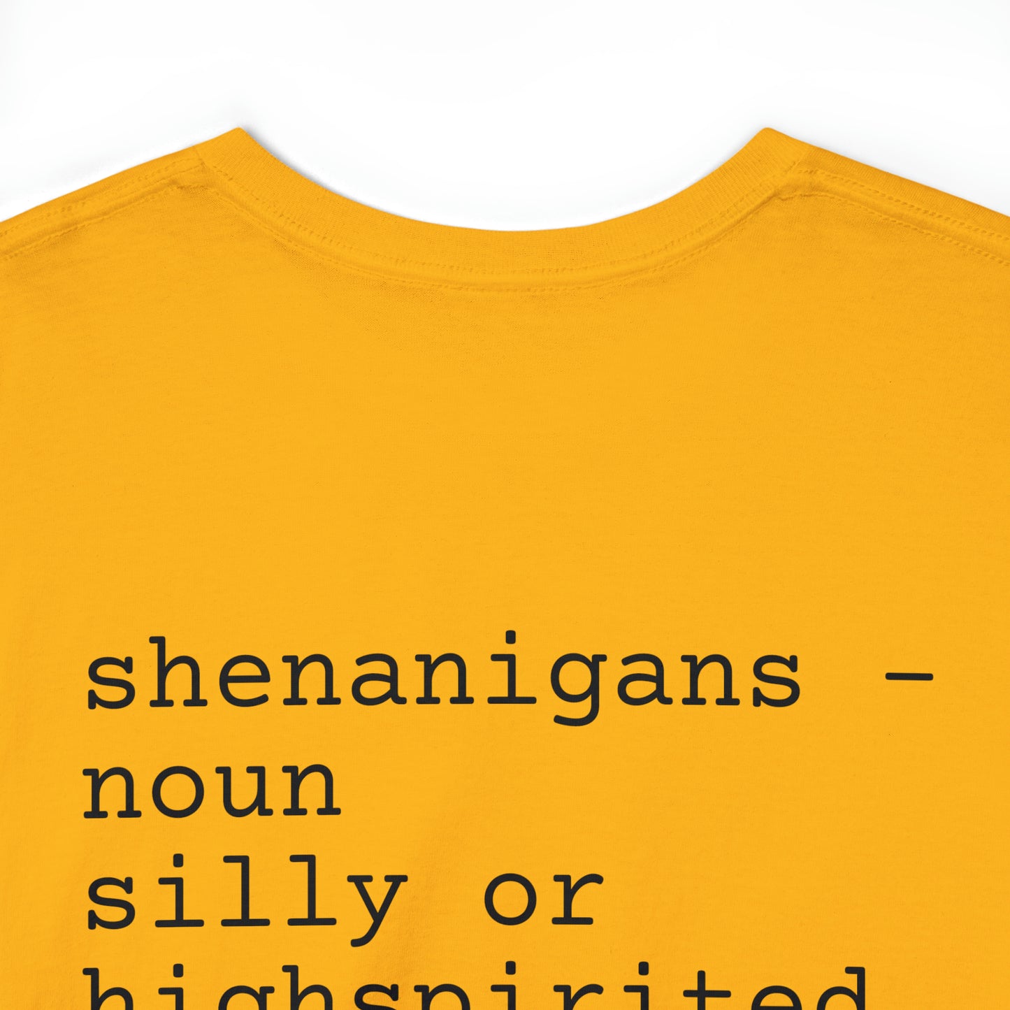 Unisex Shenanigan's Matching Family Shenanigans Crew St Patricks Day Heavy Cotton Tee