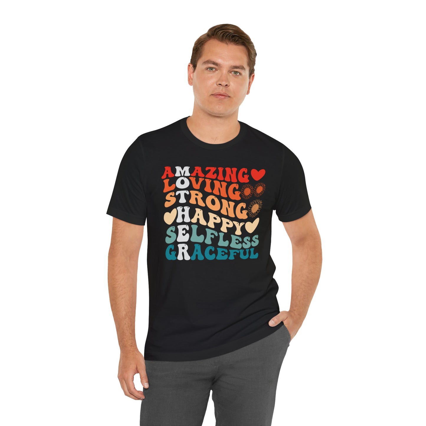 Mother's Day, Amazing Mother, XS-3XL, Unisex Jersey Short Sleeve Tee