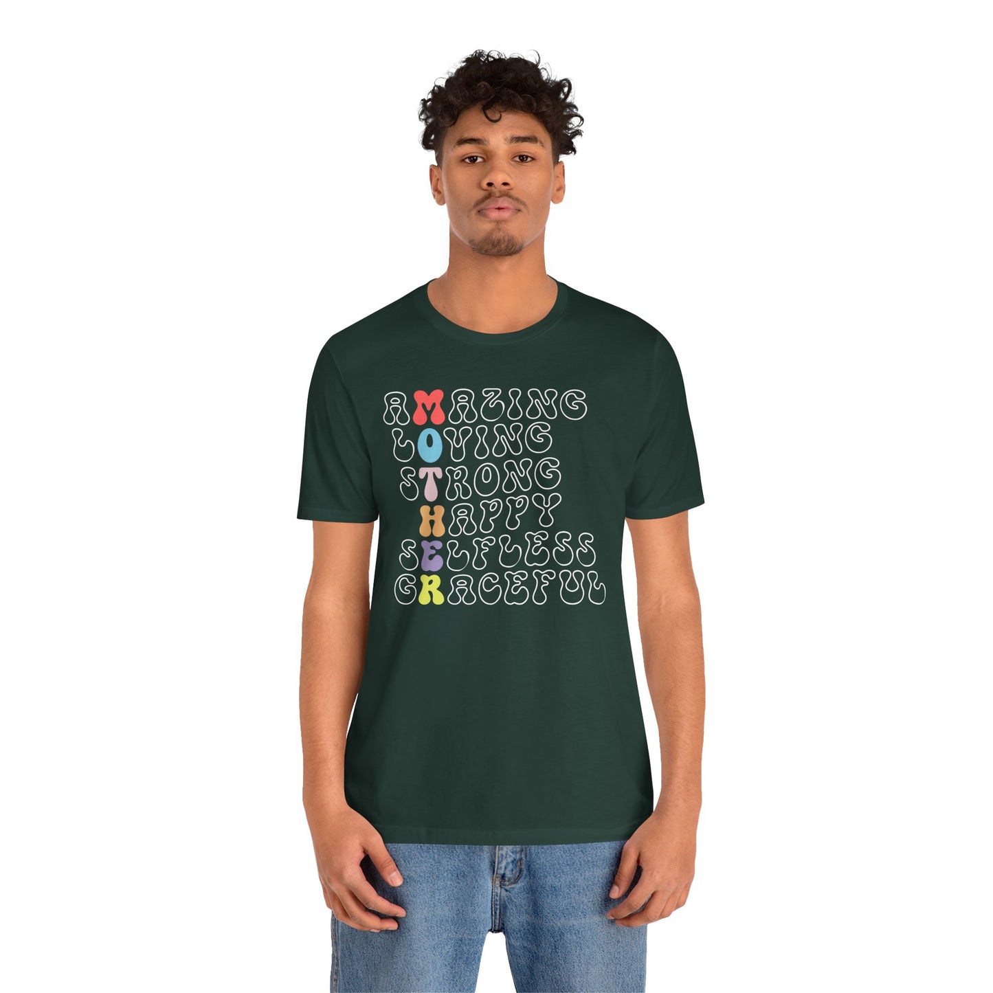 Mother's Day, Amazing Mother, XS-3XL, Unisex Jersey Short Sleeve Tee