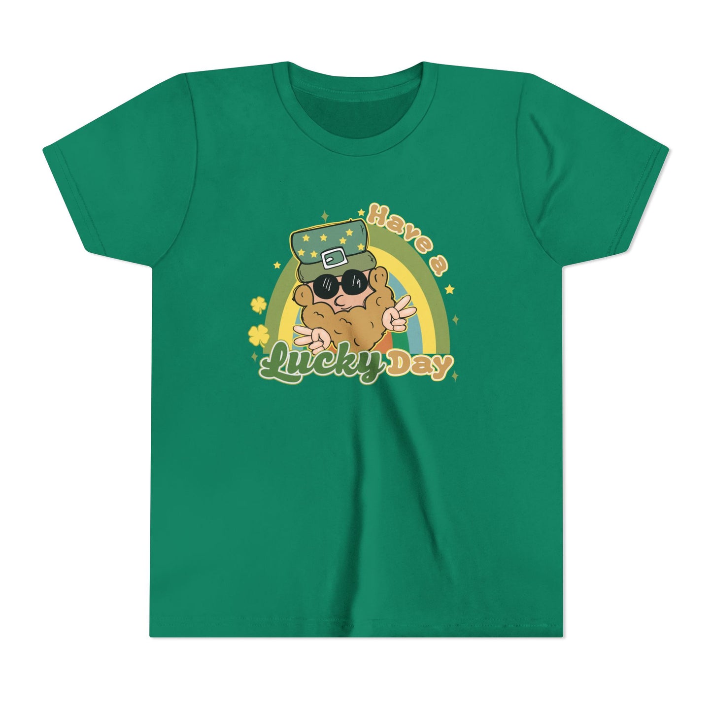 Lucky St Patricks Day Youth Short Sleeve Tee