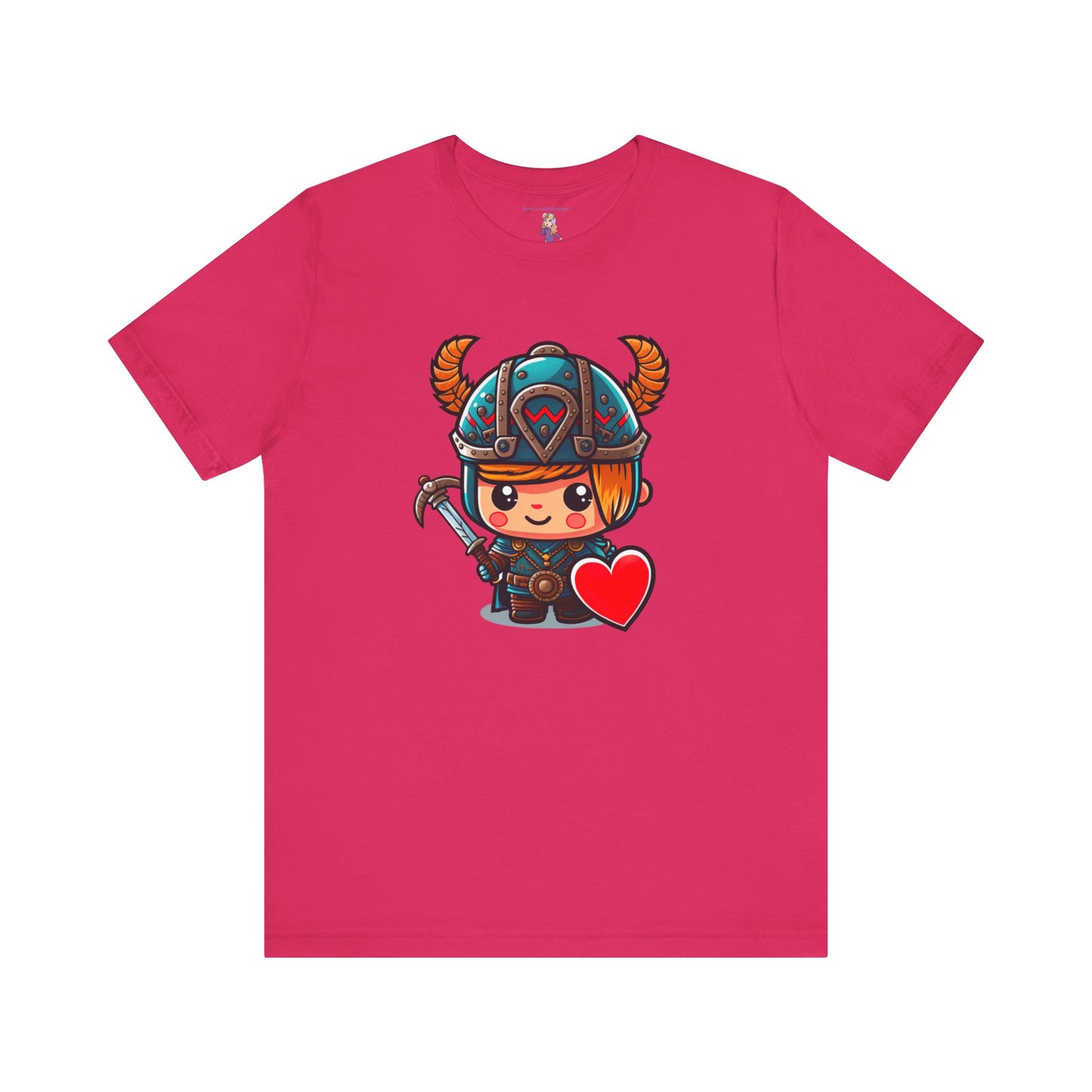 Viking Valentine's Day Unisex Jersey Short Sleeve Tee