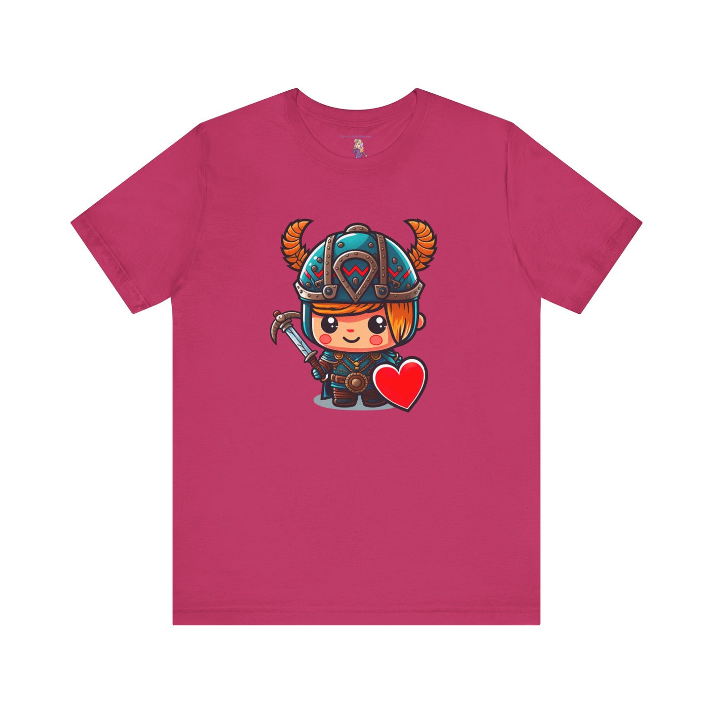 Viking Valentine's Day Unisex Jersey Short Sleeve Tee