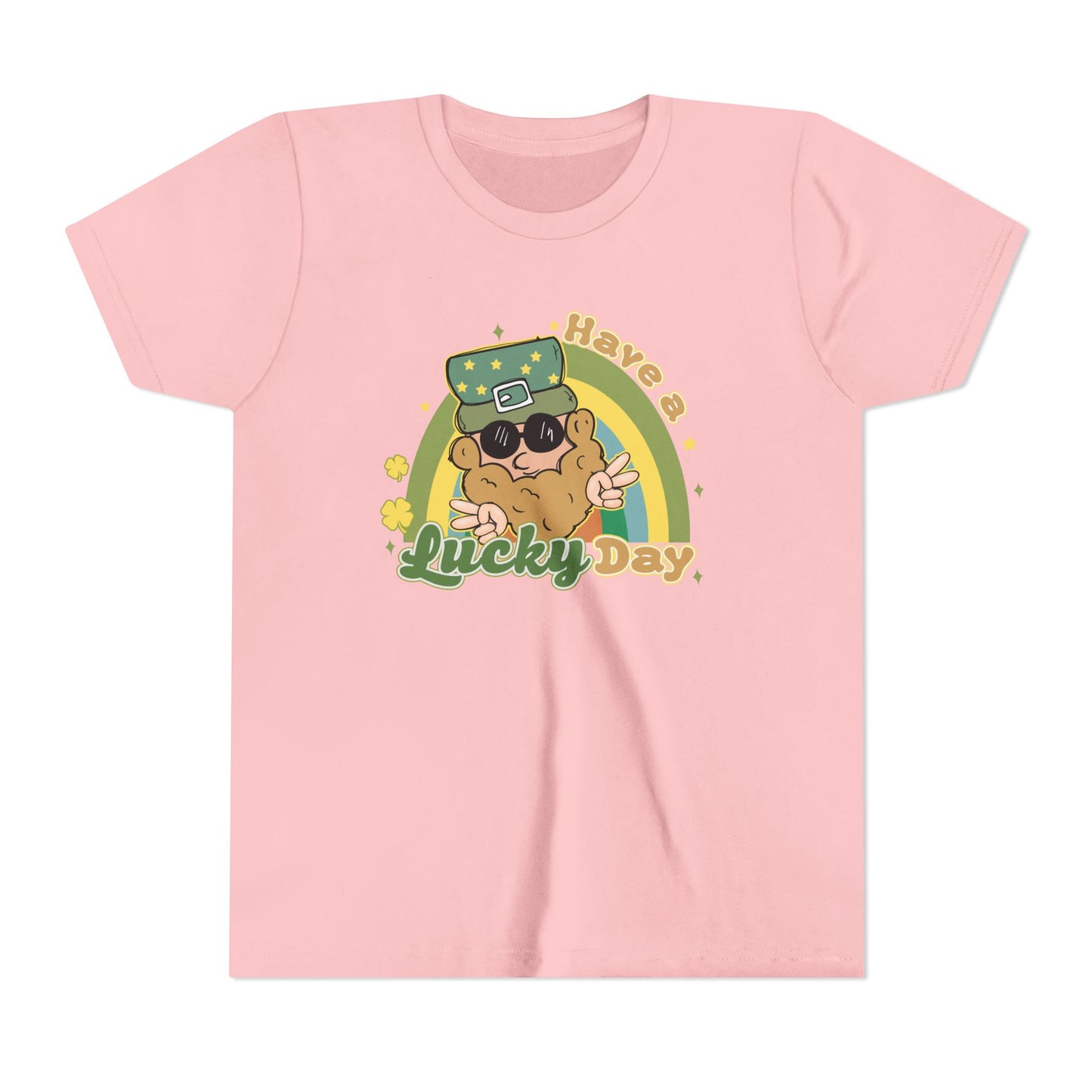 Lucky St Patricks Day Youth Short Sleeve Tee