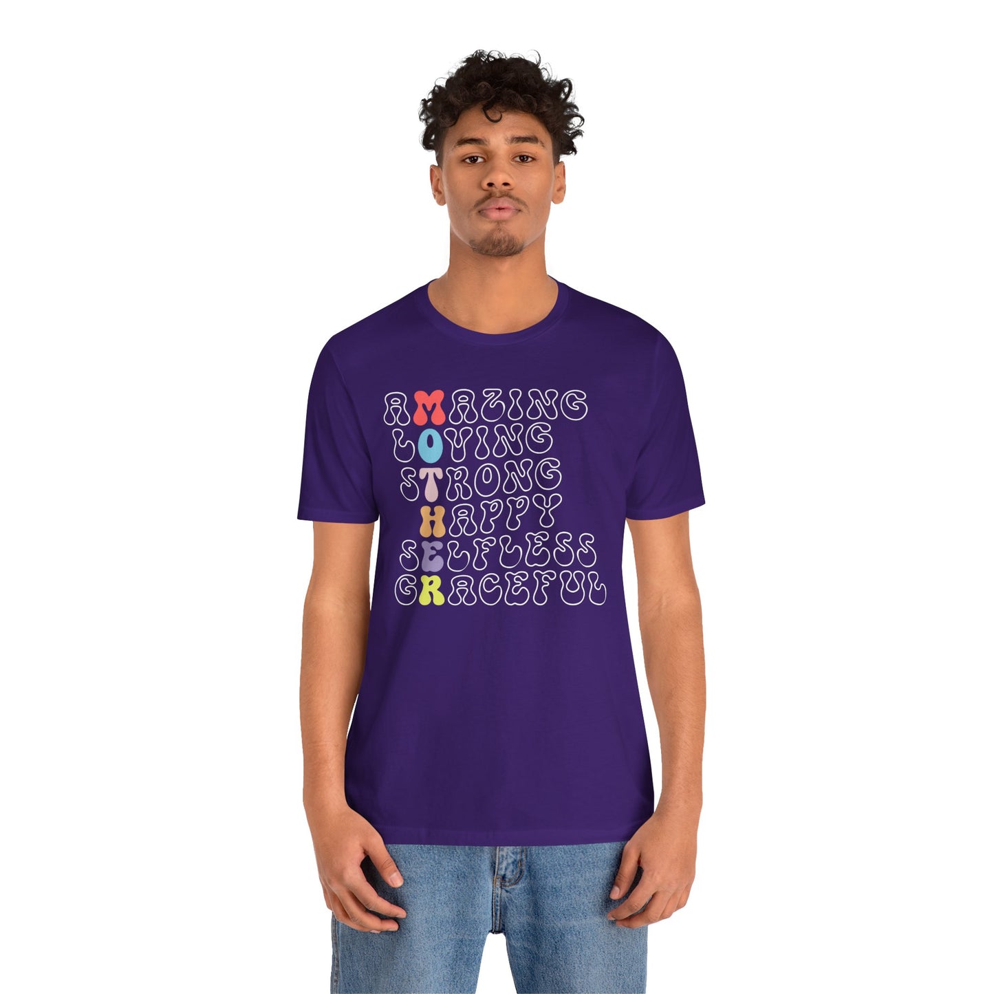 Mother's Day, Amazing Mother, XS-3XL, Unisex Jersey Short Sleeve Tee