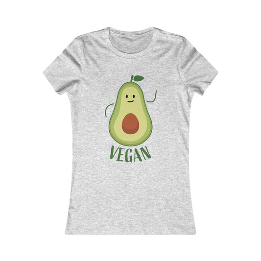 Women's Vegan Tee, S-2XL, Avocado, Plant Based